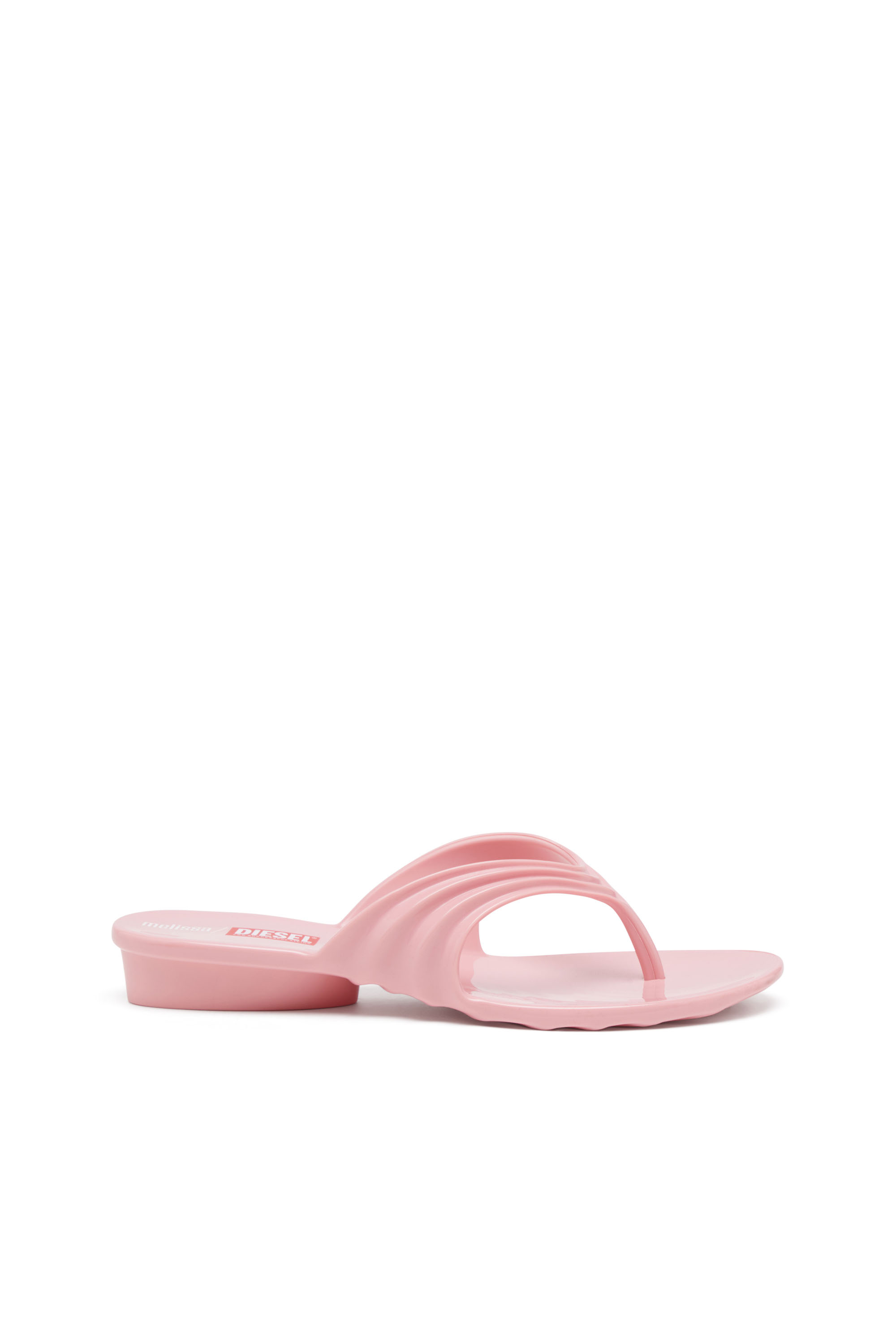 Diesel - MELISSA QUANTUM THONG, Chanclas esculturales en Melflex&reg; Mujer in Rosa - 1