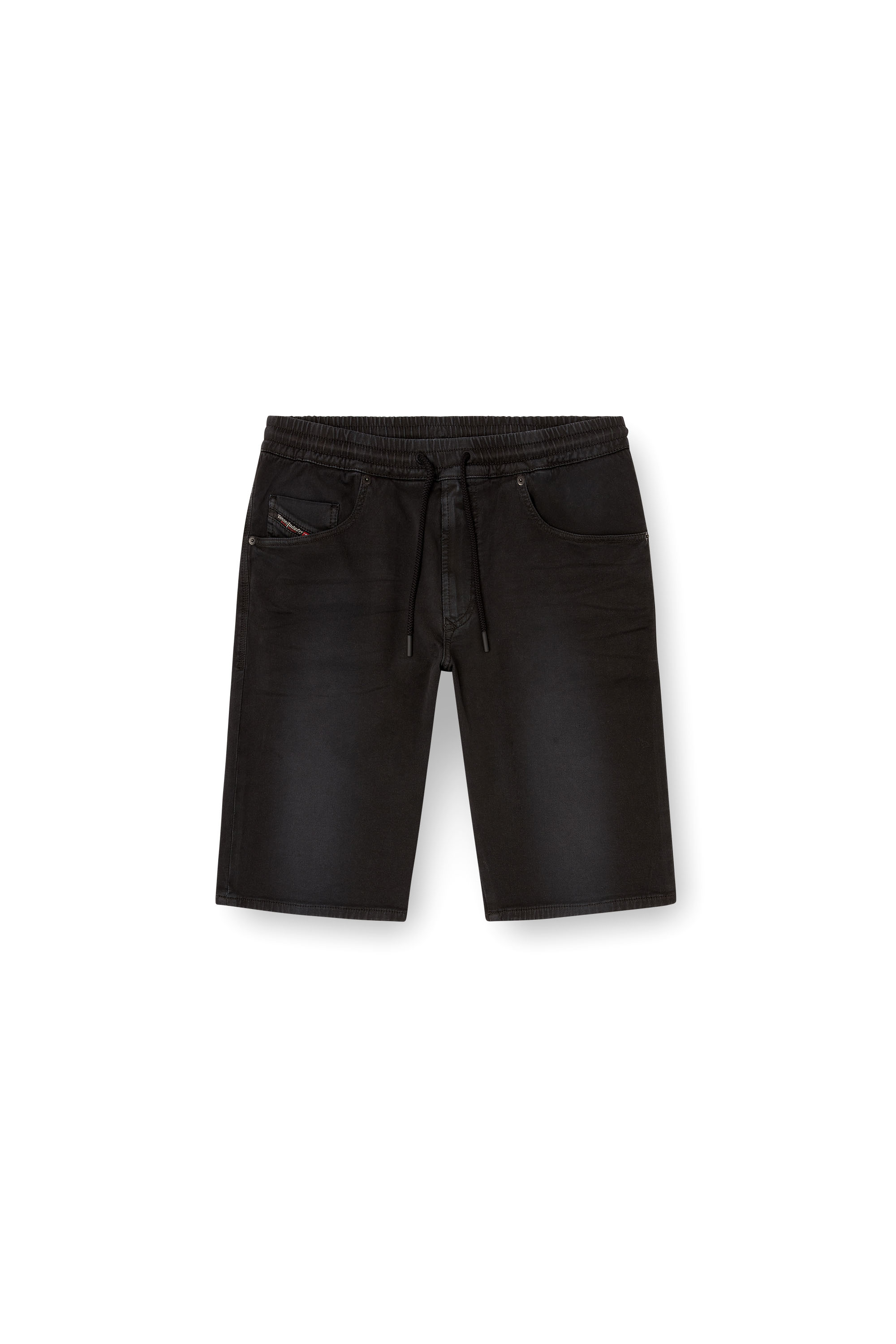 Diesel - 2033 D-KROOLEY-SHORT JOGG, Pantalones cortos chinos en JoggJeans Hombre in Negro - 3