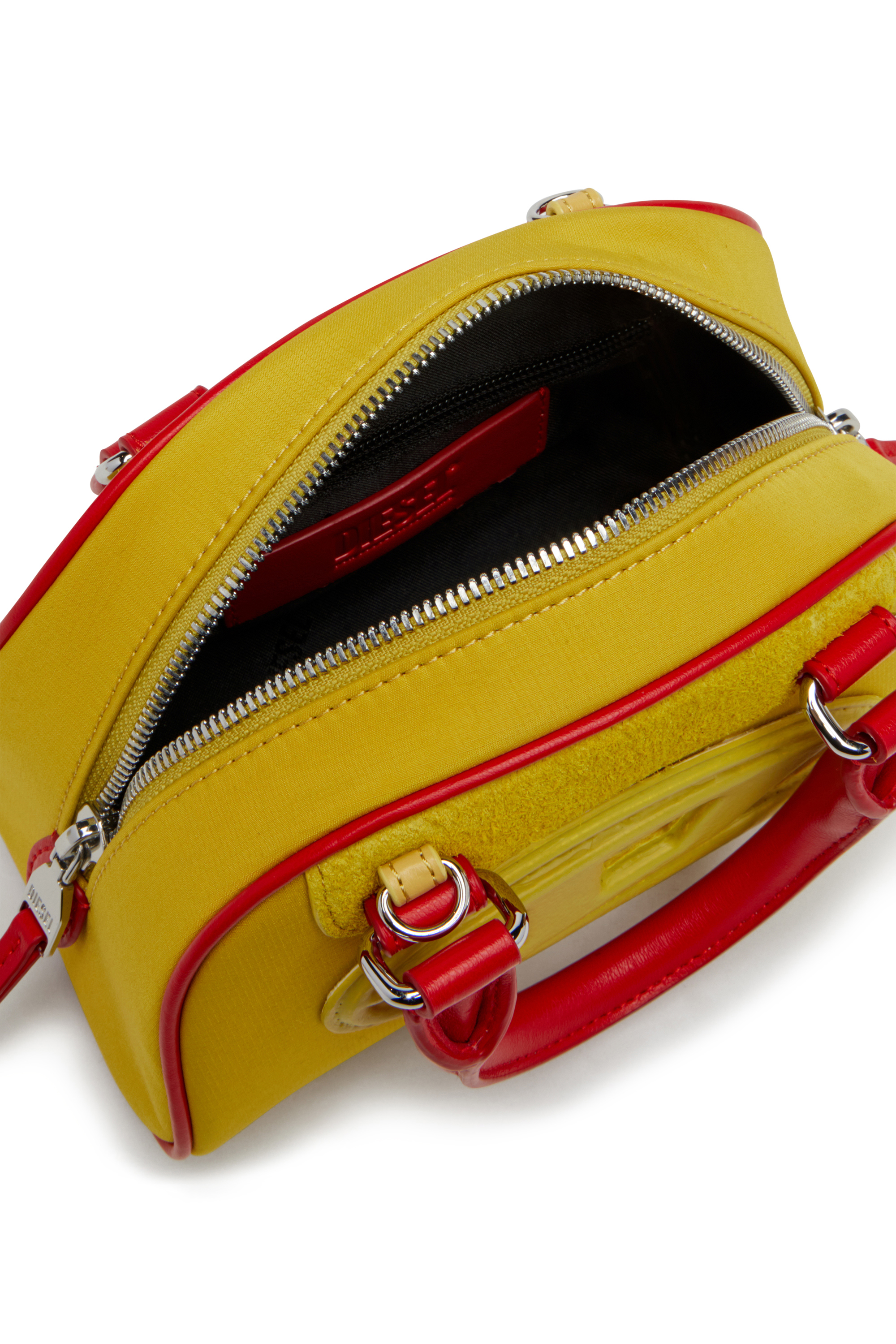 Diesel - 1DR DOME CROSSBODY, Mini bolso de bloques de color tipo bowling Mujer in Amarillo - 4