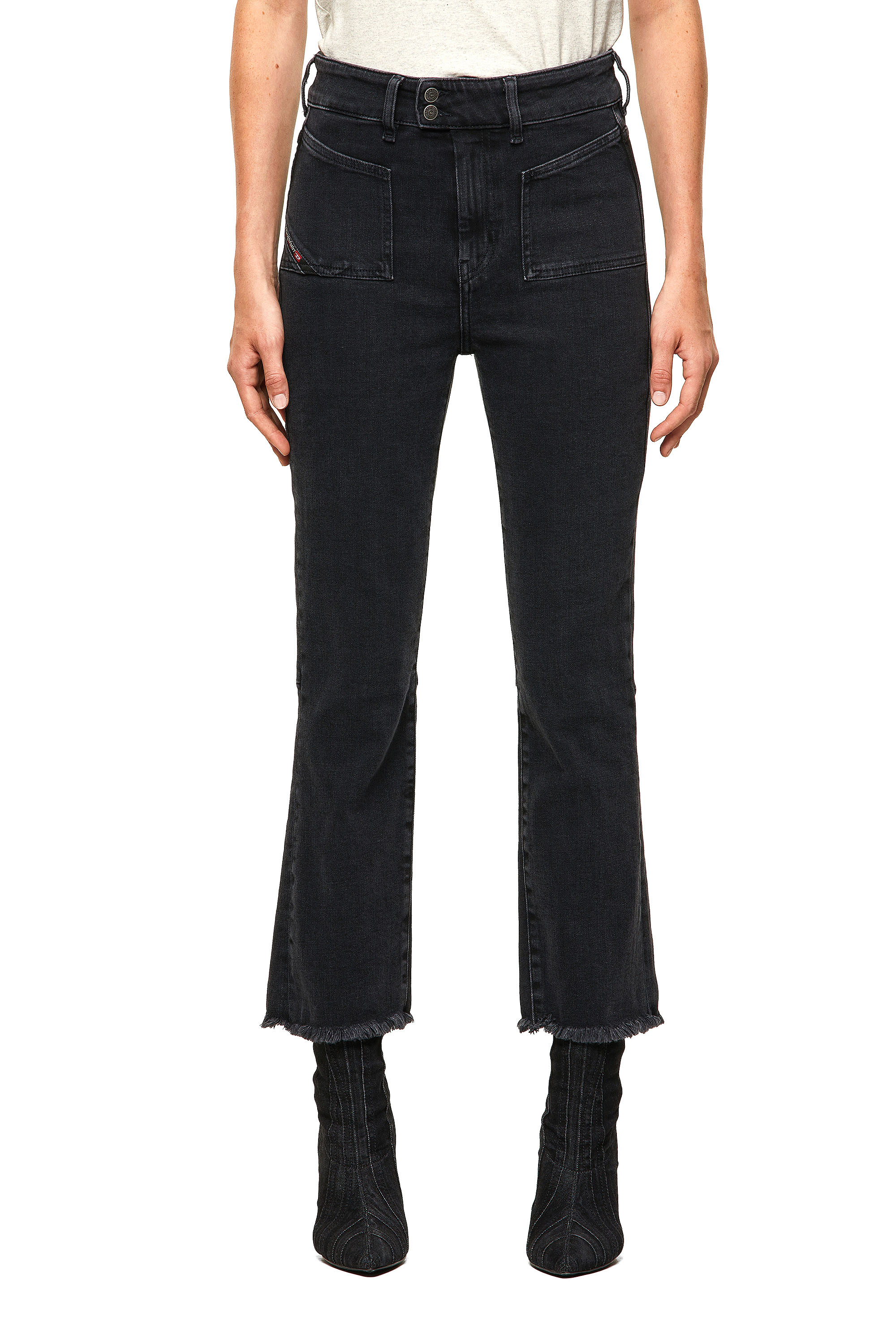 D-Earlie 09A66, Negro/Gris oscuro - Vaqueros