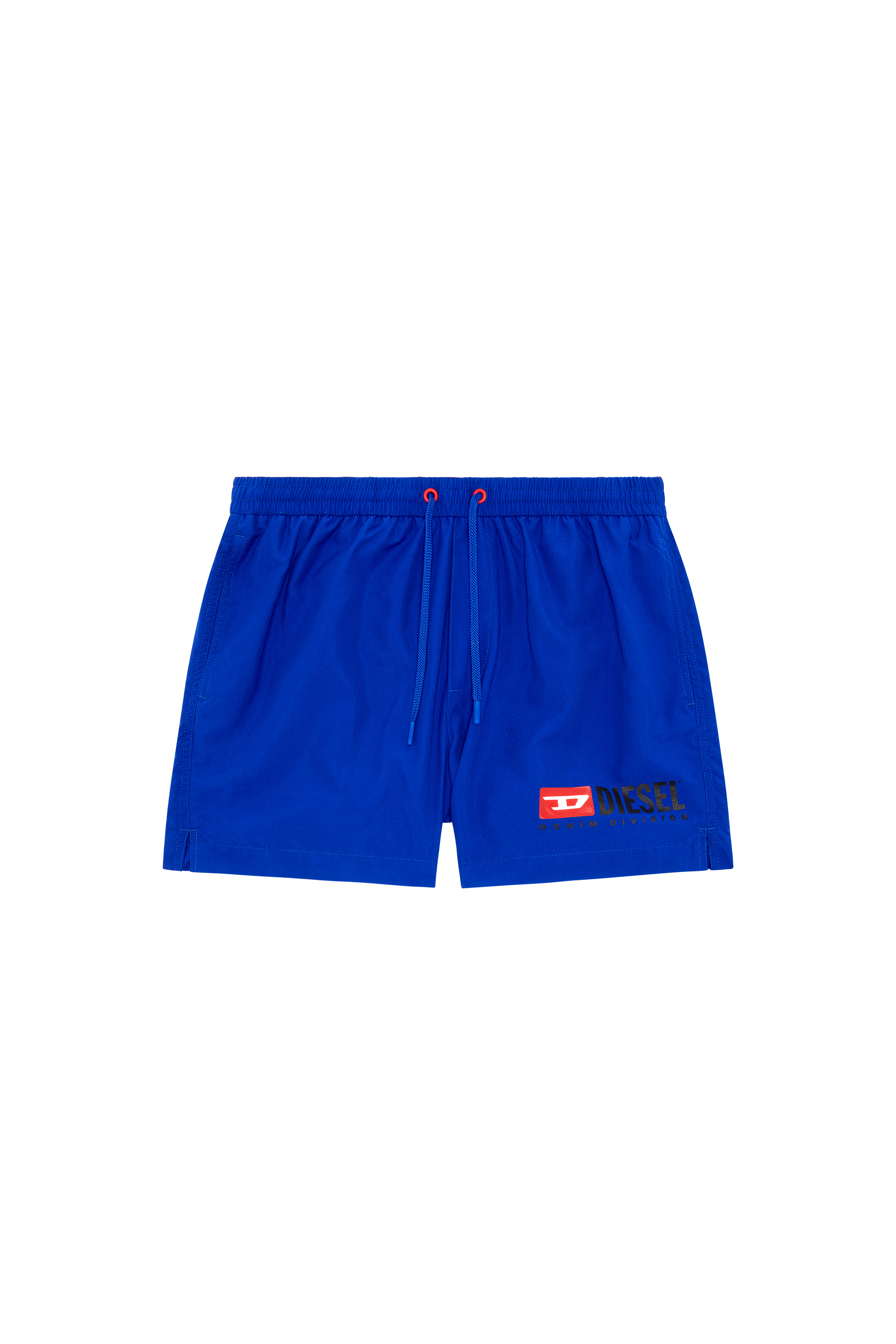 Diesel - BMBX-KEN-37, Man Mid-length swim shorts with logo print in Blue - Image 5