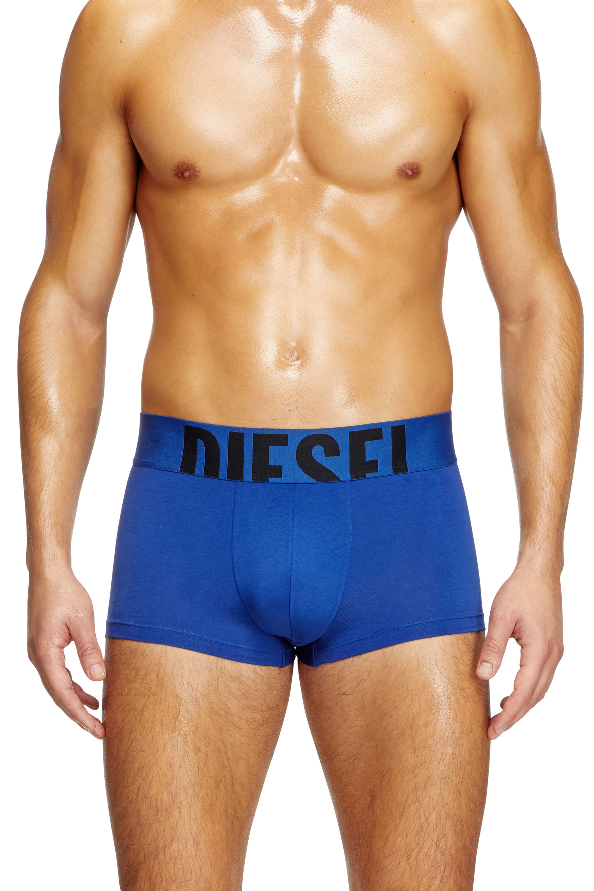Diesel - DAMIEN-D-POP-55, B&oacute;xers ajustados con logotipo recortado Hombre in Azul marino - 1