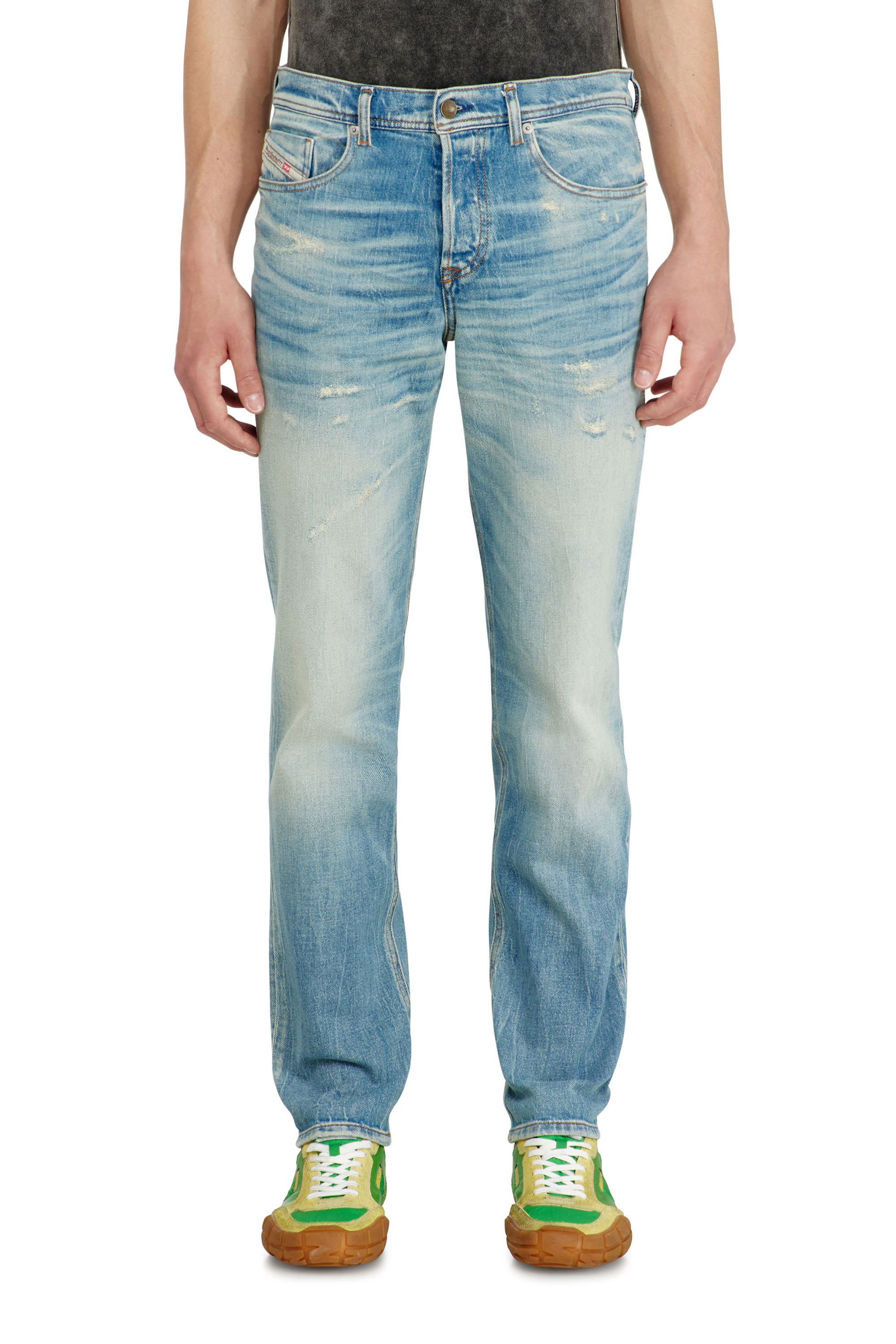 Diesel - Regular Jeans 2023 D-Finitive 09P33 Hombre, Azul Claro - 1