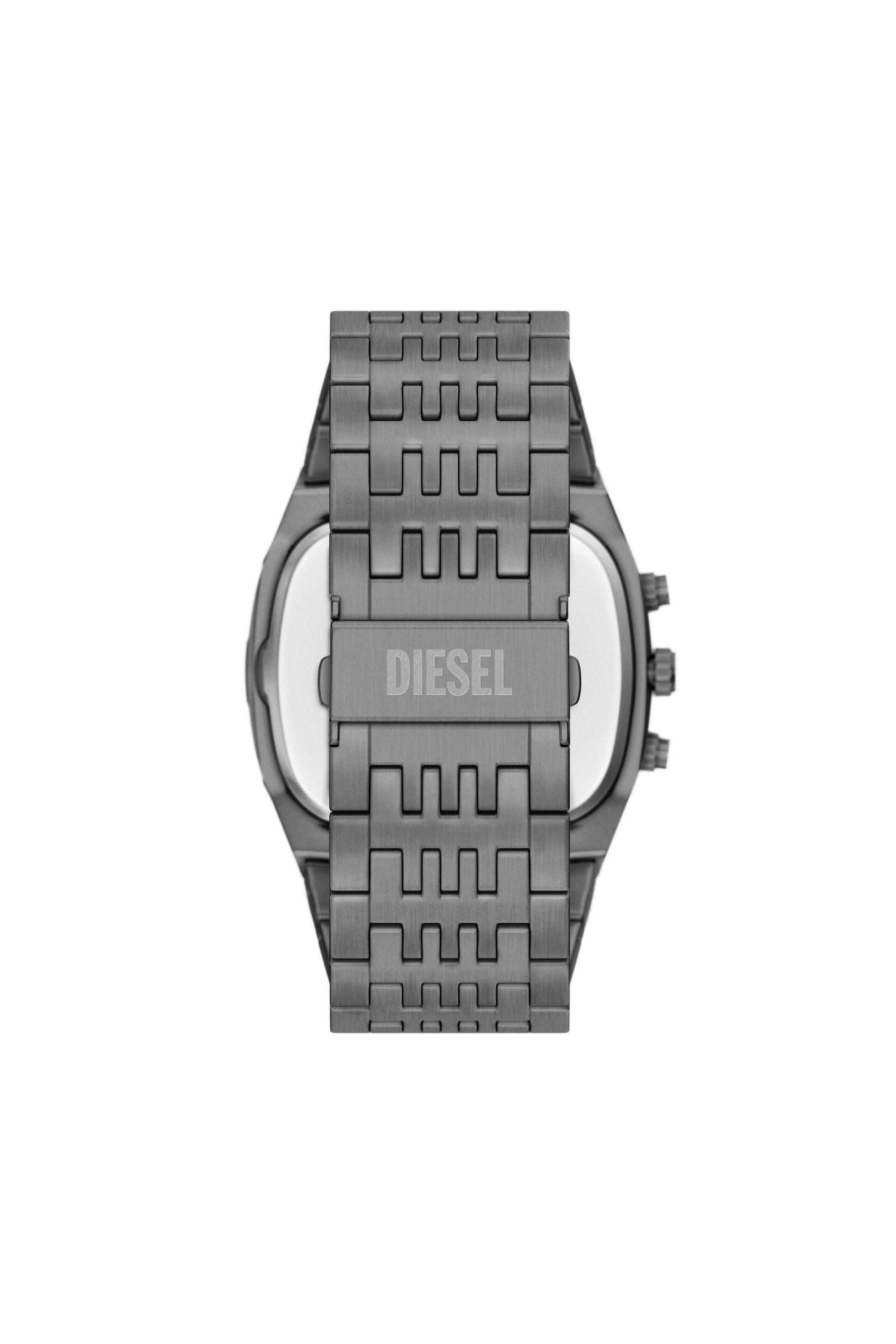 Diesel - DZ4717 WATCH, Reloj Spiked Cushion de acero inoxidable color gunmetal Hombre in Gris - 2