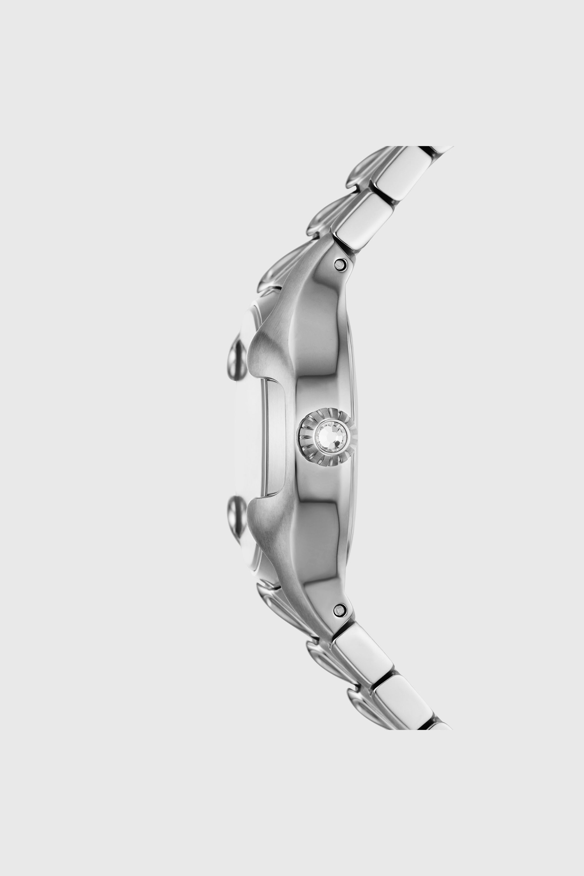 Diesel - DZ5605, Reloj Vert de acero inoxidable con movimiento de tres agujas Mujer in Plateado - 3