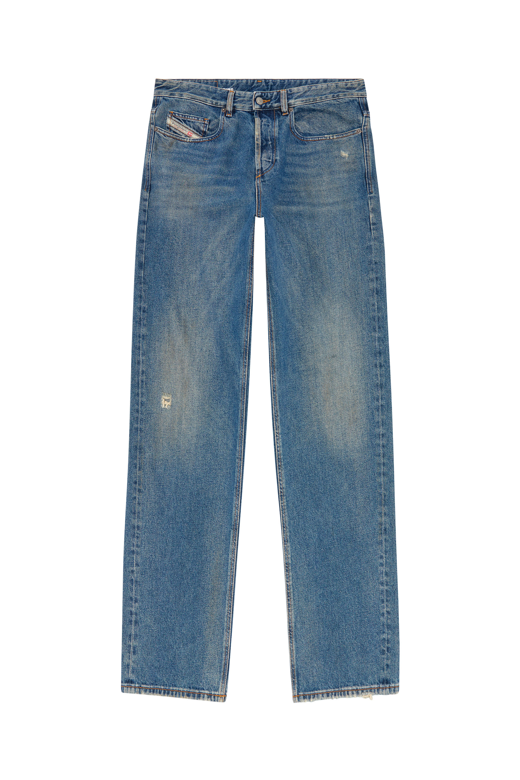 Diesel - Straight Jeans 2001 D-Macro 09J79, Azul medio - Image 5