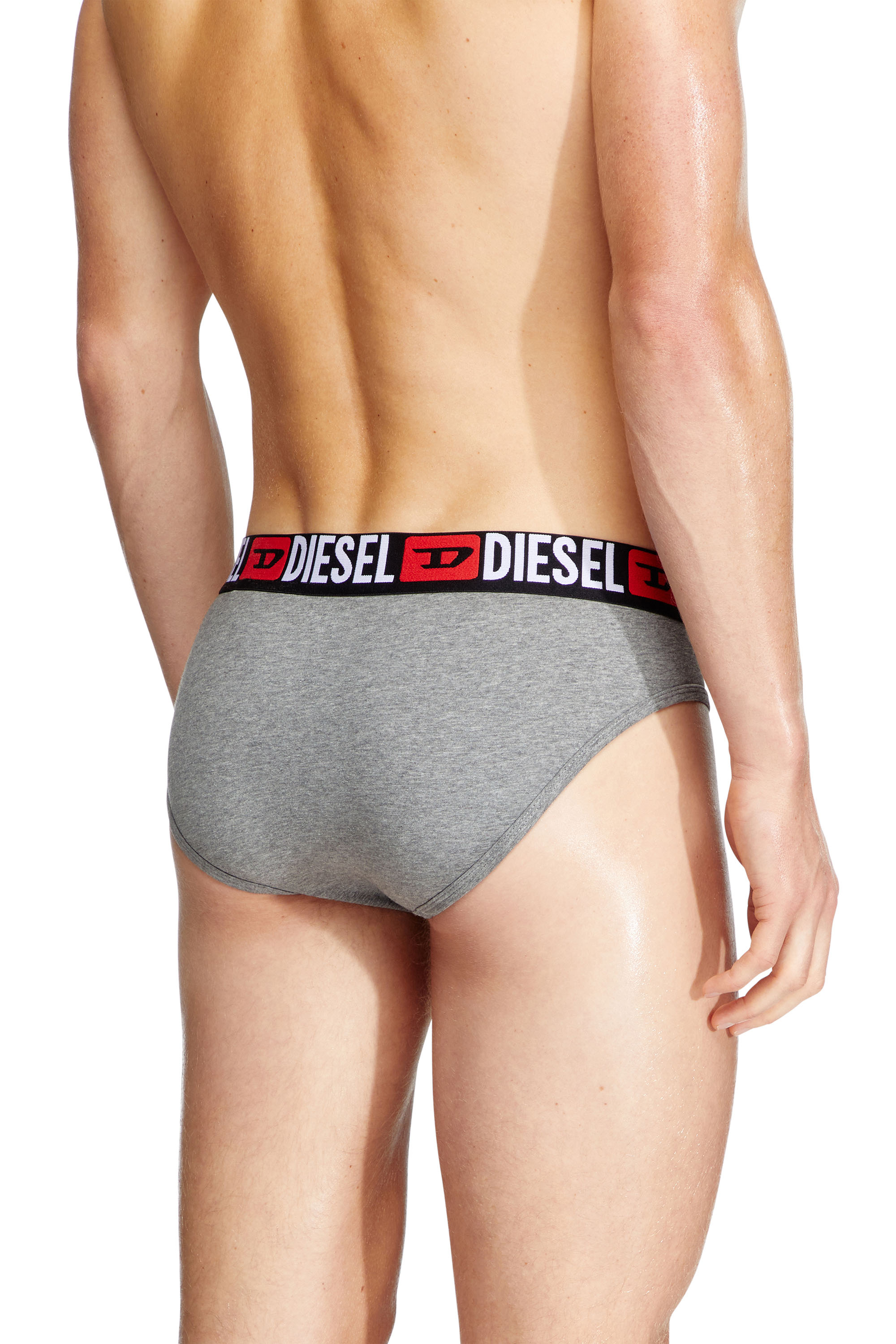 Diesel - UMBR-ANDRETHREEPACK, Set de tres calzoncillos de slip de color liso Hombre in Multicolor - 3