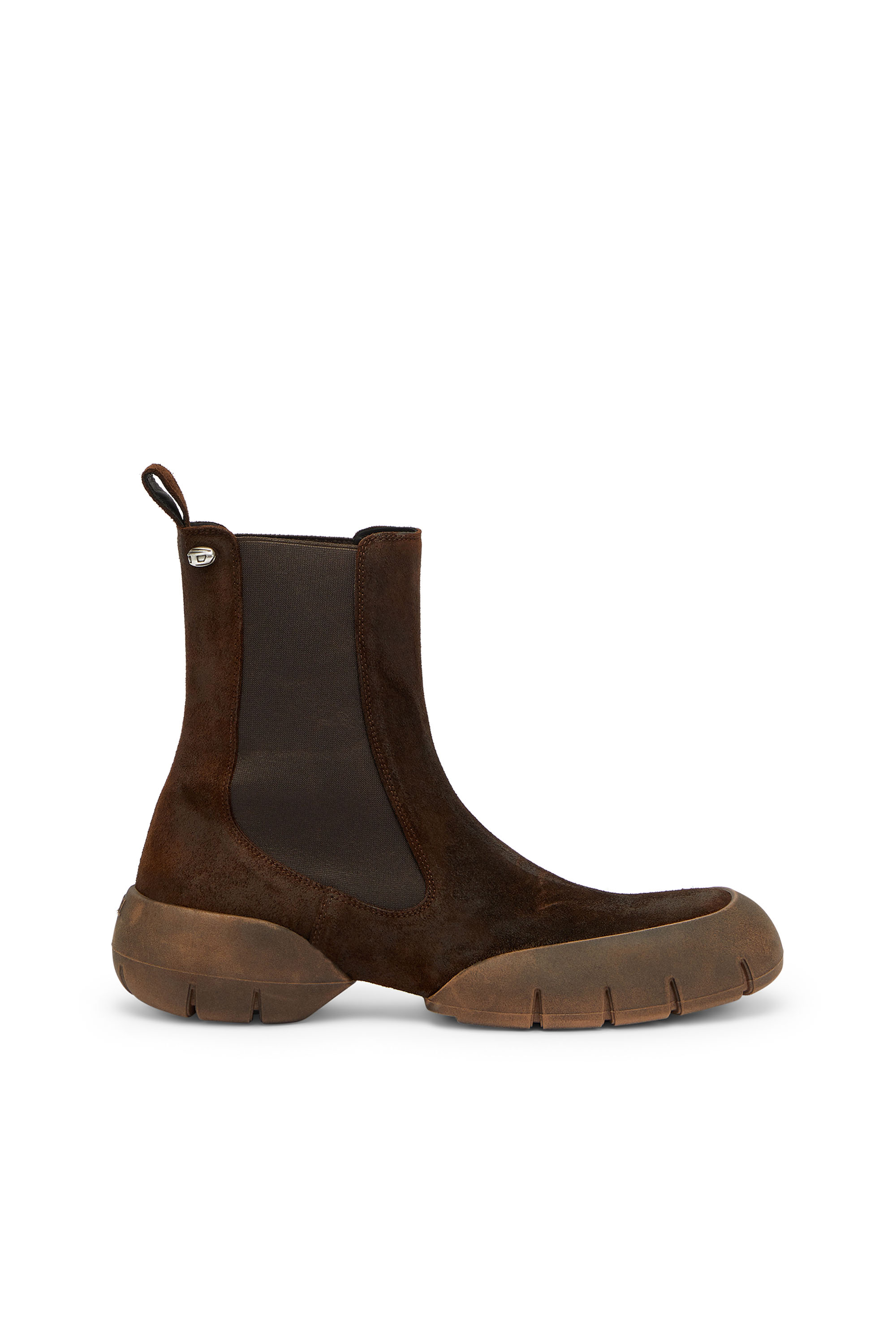 Diesel - D-MATHIEU CH, D-Mathieu - Botas de ante con suela de goma Hombre in Marr&oacute;n - 1