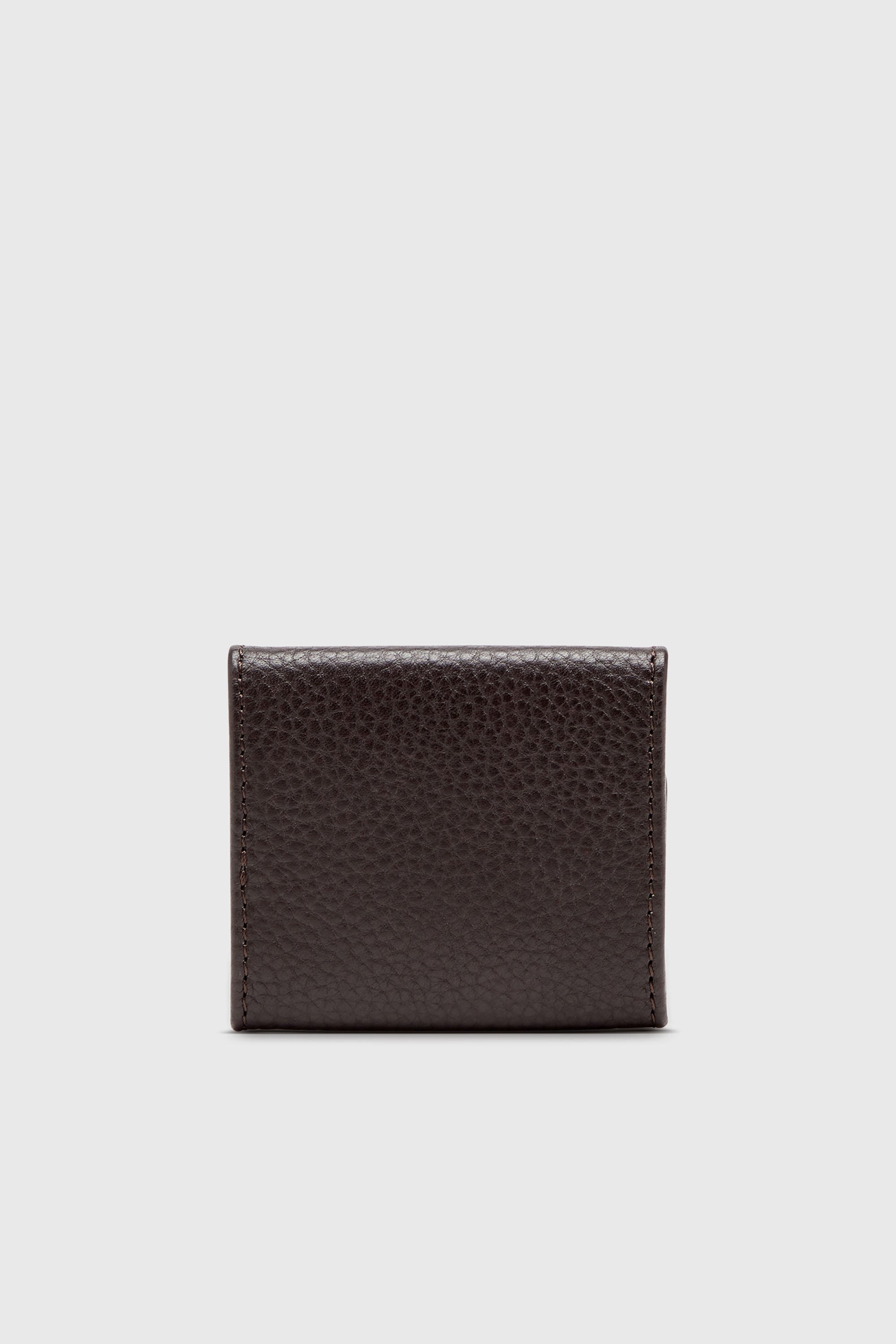 Diesel - HISSU EVO COIN CASE, Monedero de cuero granulado Hombre in Marr&oacute;n - 2