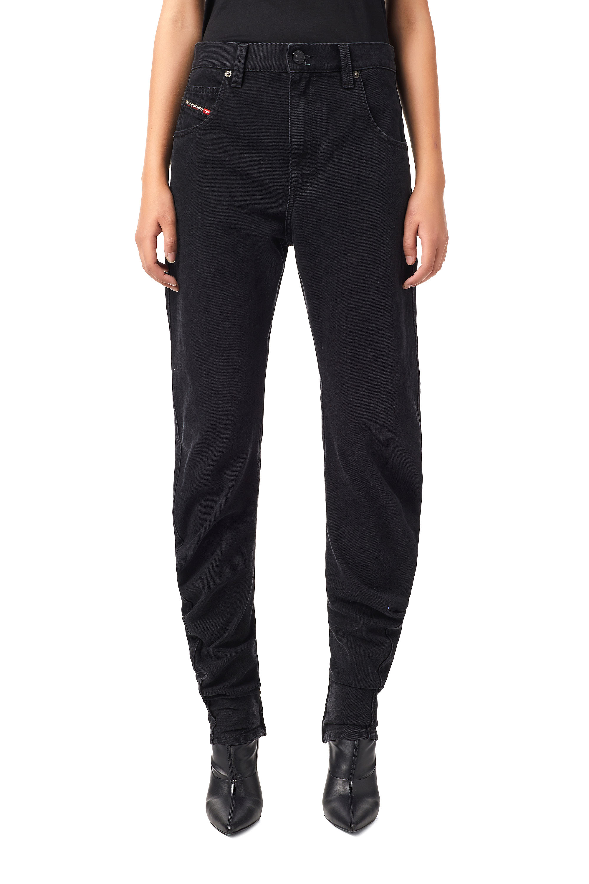 D-Plata 09B47, Negro/Gris oscuro - Vaqueros