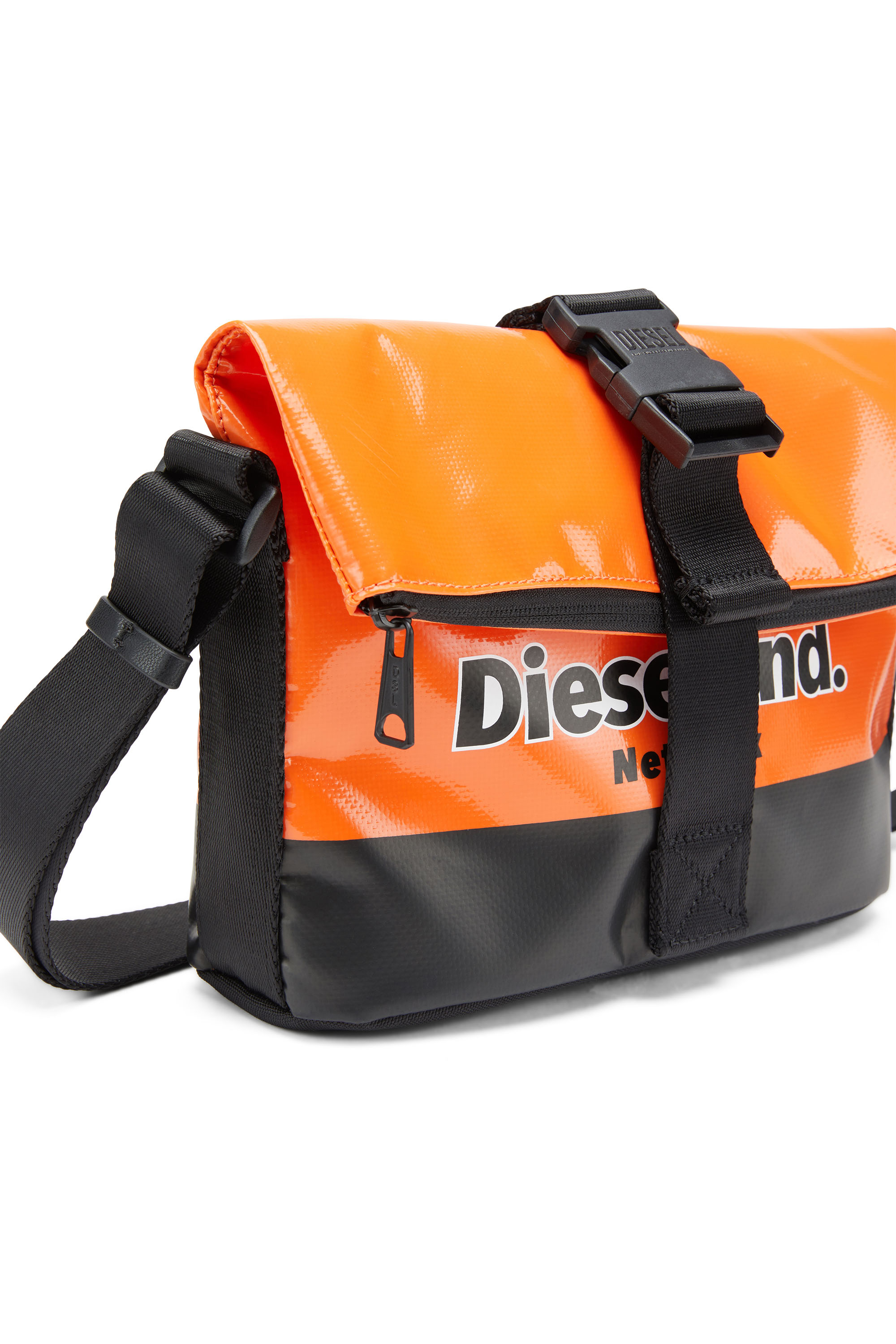 Diesel - TRAP/D SHOULDER BAG S, Naranja - Image 5