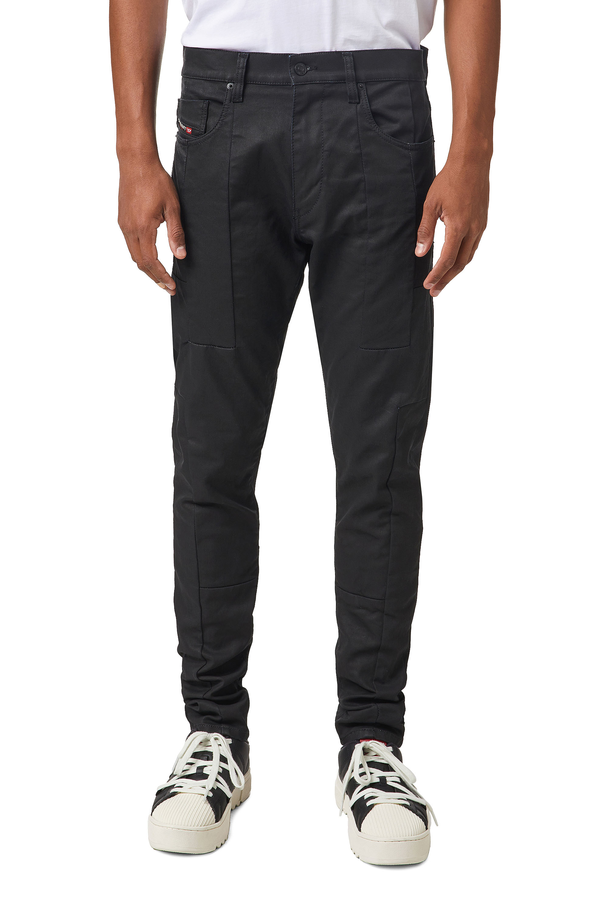 D-Strukt JoggJeans® 069YH, Negro/Gris oscuro - Vaqueros