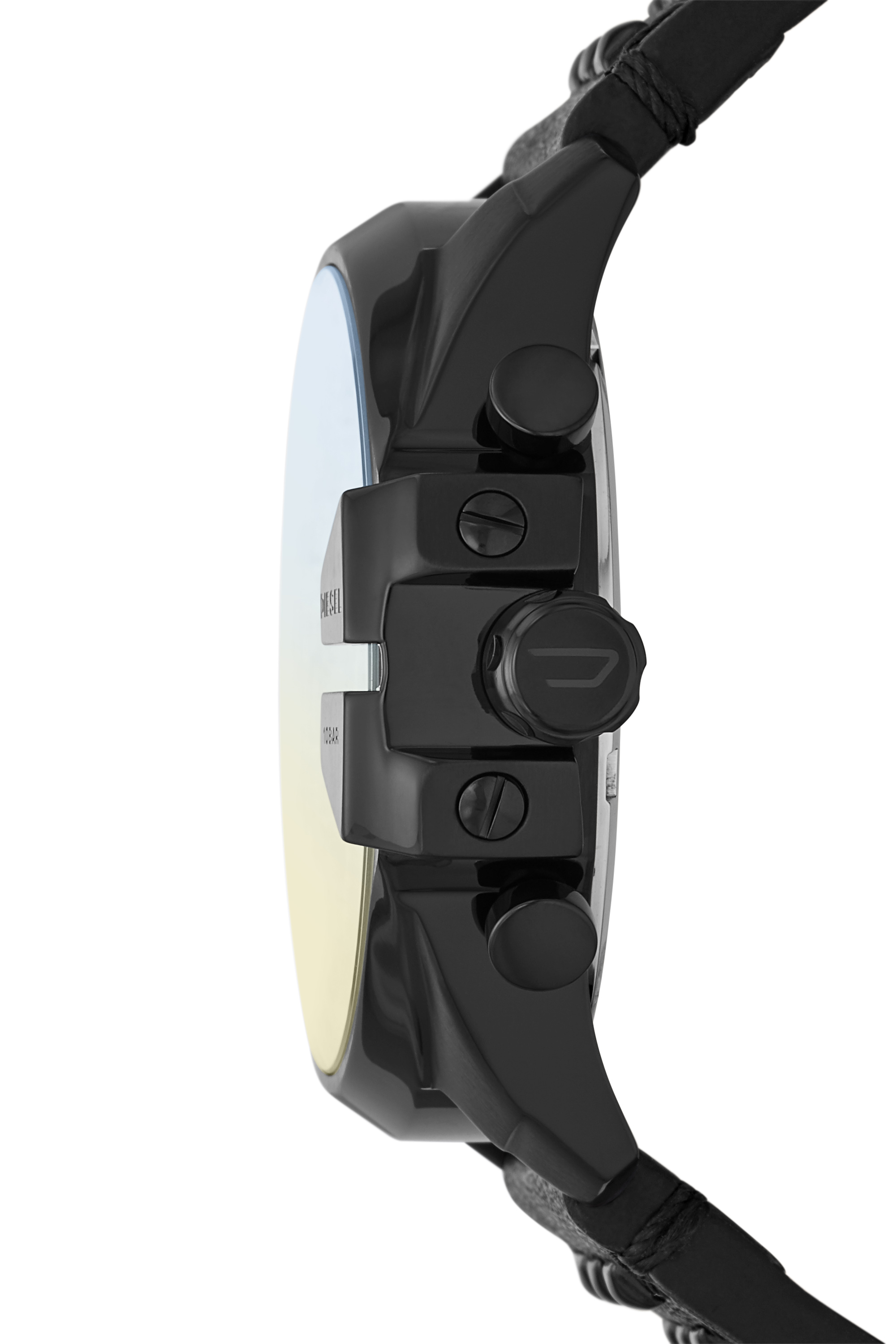 Diesel - DZ4567, Rreloj Baby Chief con correa de cuero negro Hombre in Multicolor - 3