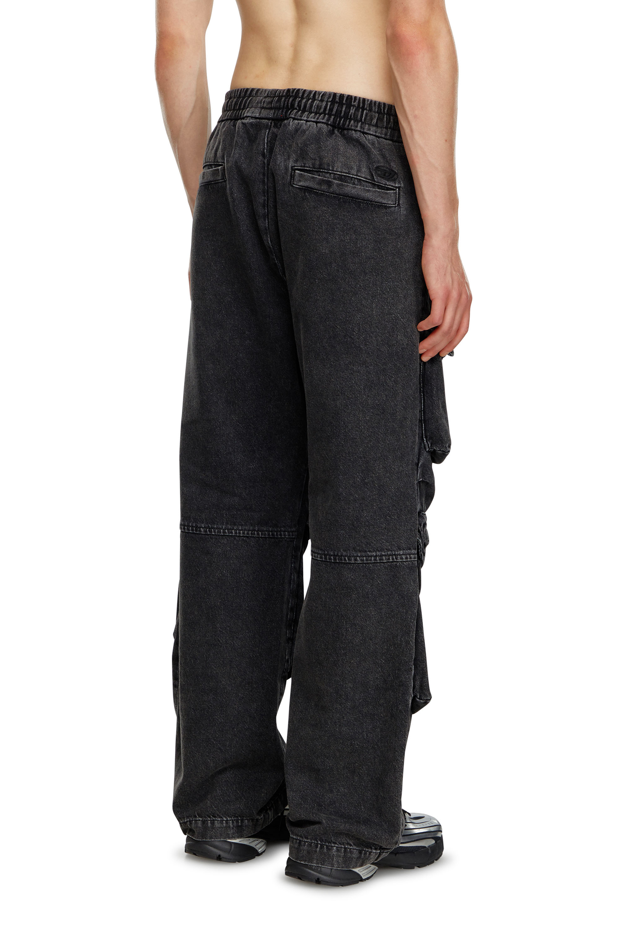 Diesel - Straight Jeans D-Baertson 0CBDH, Hombre Straight Jeans - D-Baertson in Negro - Image 3
