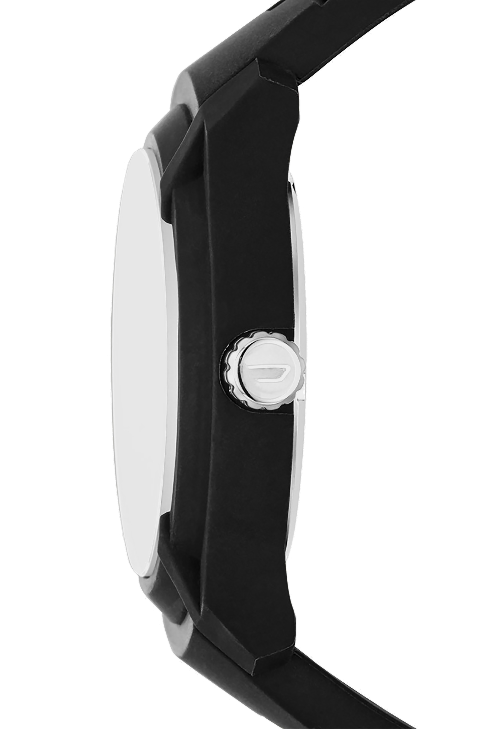 Diesel - DZ1830, Armbar reloj en silicon con caja negra Hombre in Negro - 2