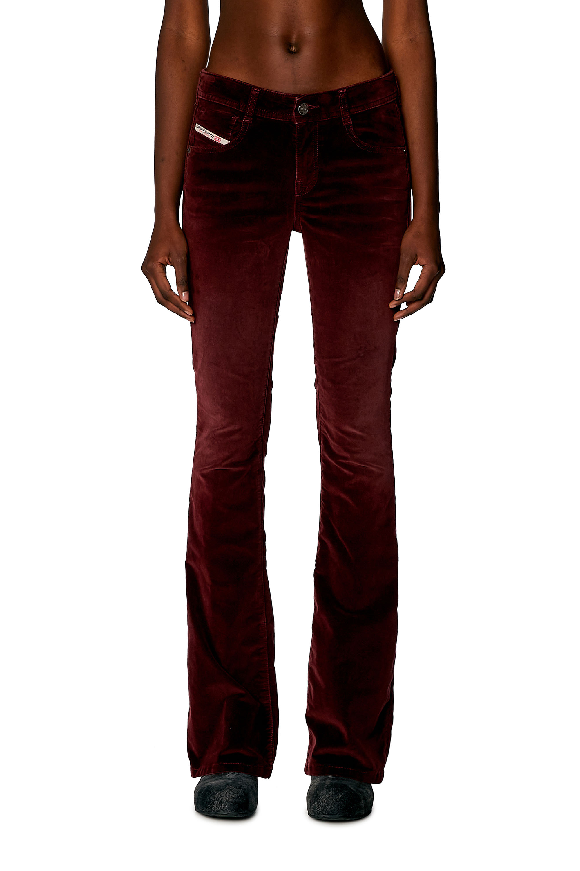 Diesel - Bootcut and Flare Jeans 1969 D-Ebbey 003HL, Rojo - Image 1