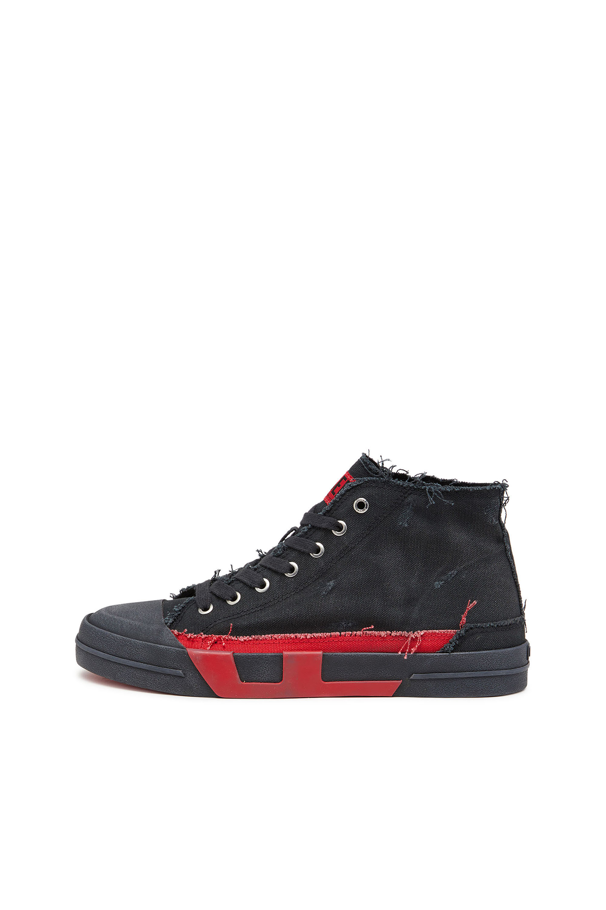 Diesel - S-D-VERSE MID II, S-D-Verse-Deportivas altas de lona desgastada Hombre in Multicolor - 3