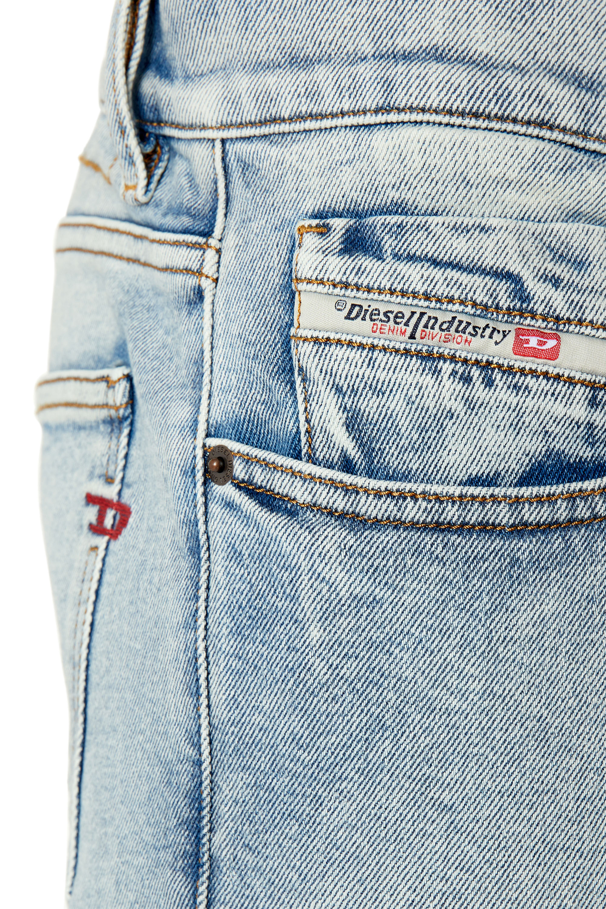 Diesel - Slim Jeans 2019 D-Strukt 9C08L, Azul Claro - Image 4