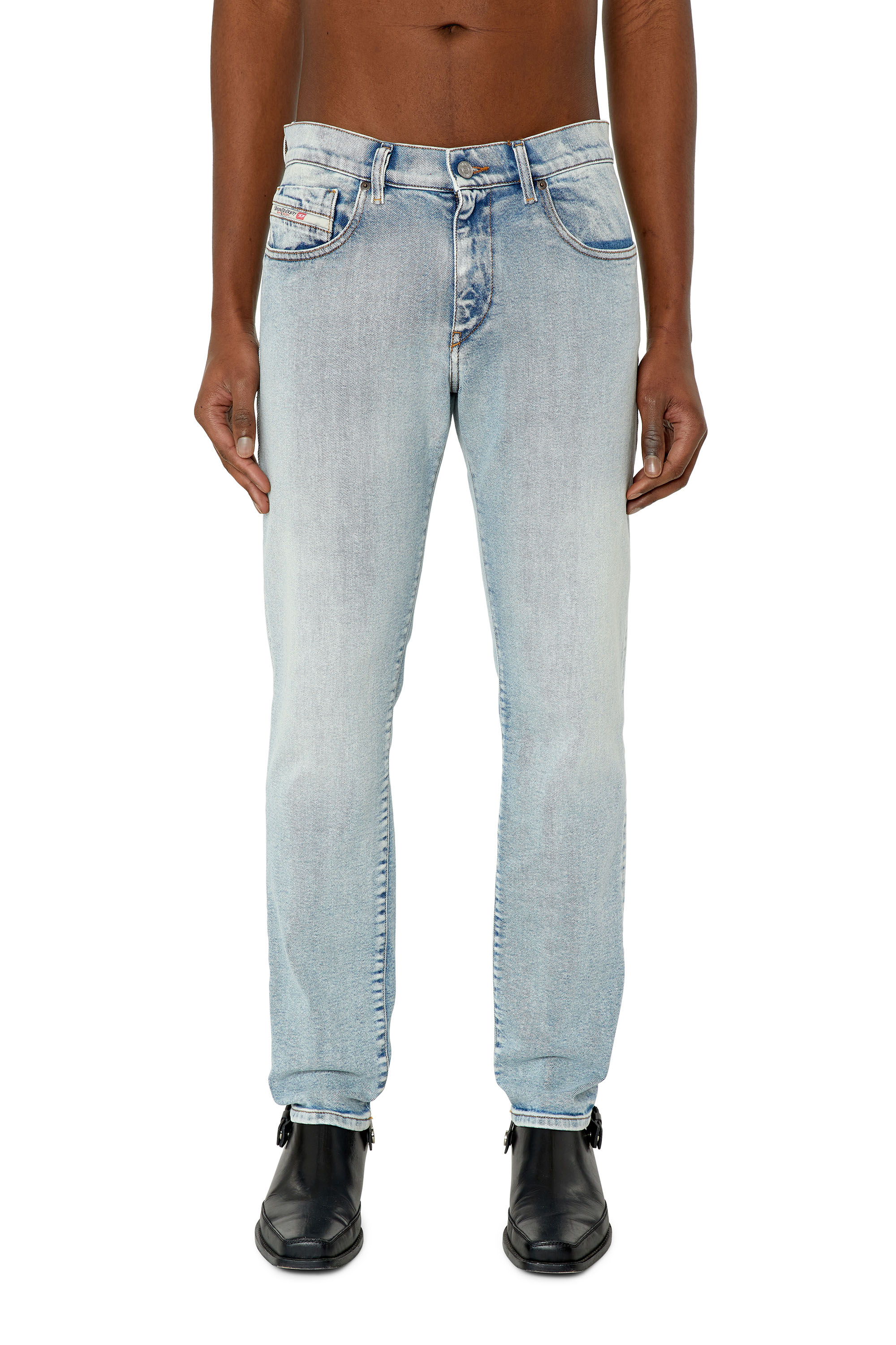Diesel - Slim Jeans 2019 D-Strukt 9C08L, Azul Claro - Image 2