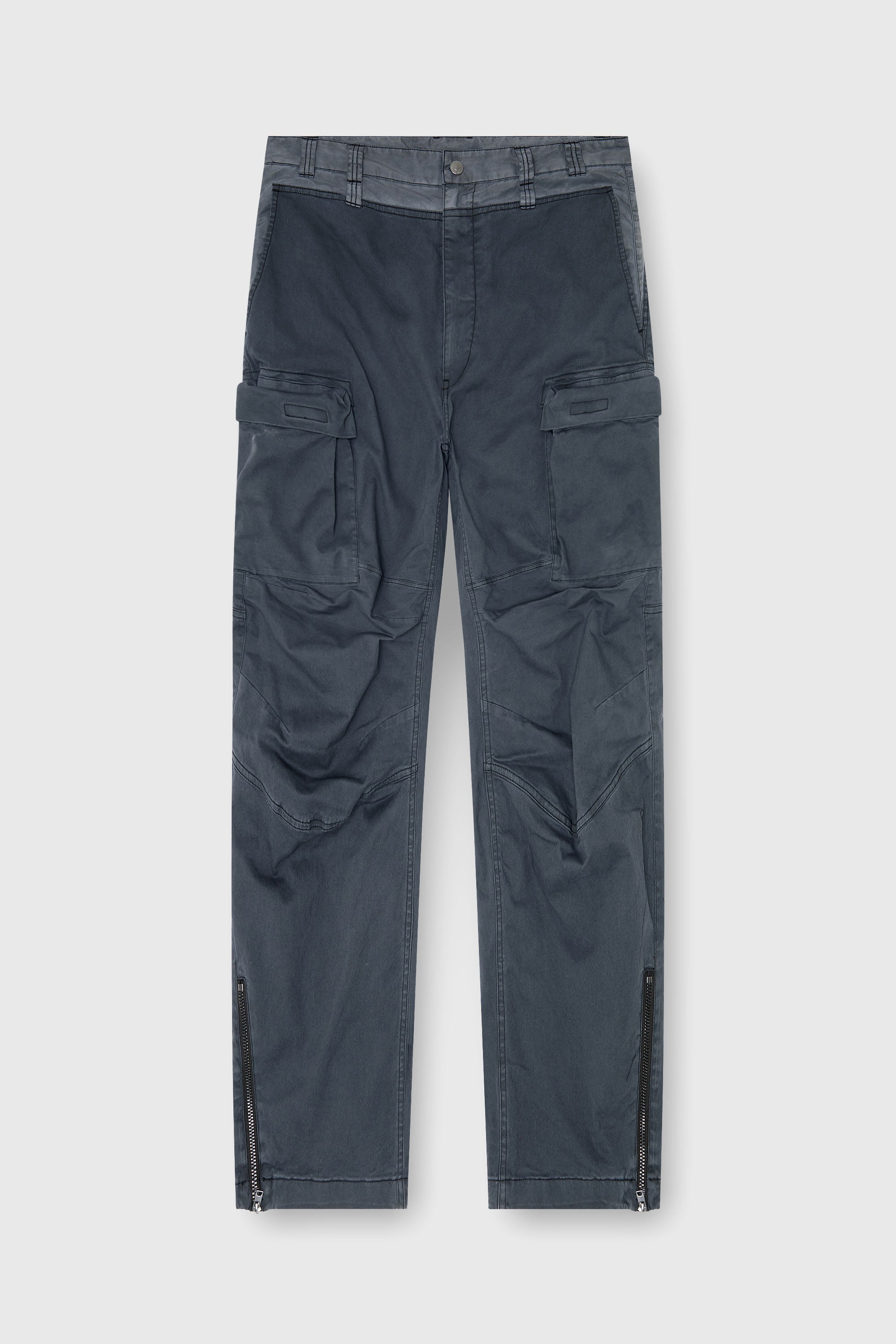 Diesel - P-DELLS, Pantalones cargo de algod&oacute;n y nailon Hombre in Azul marino - 2