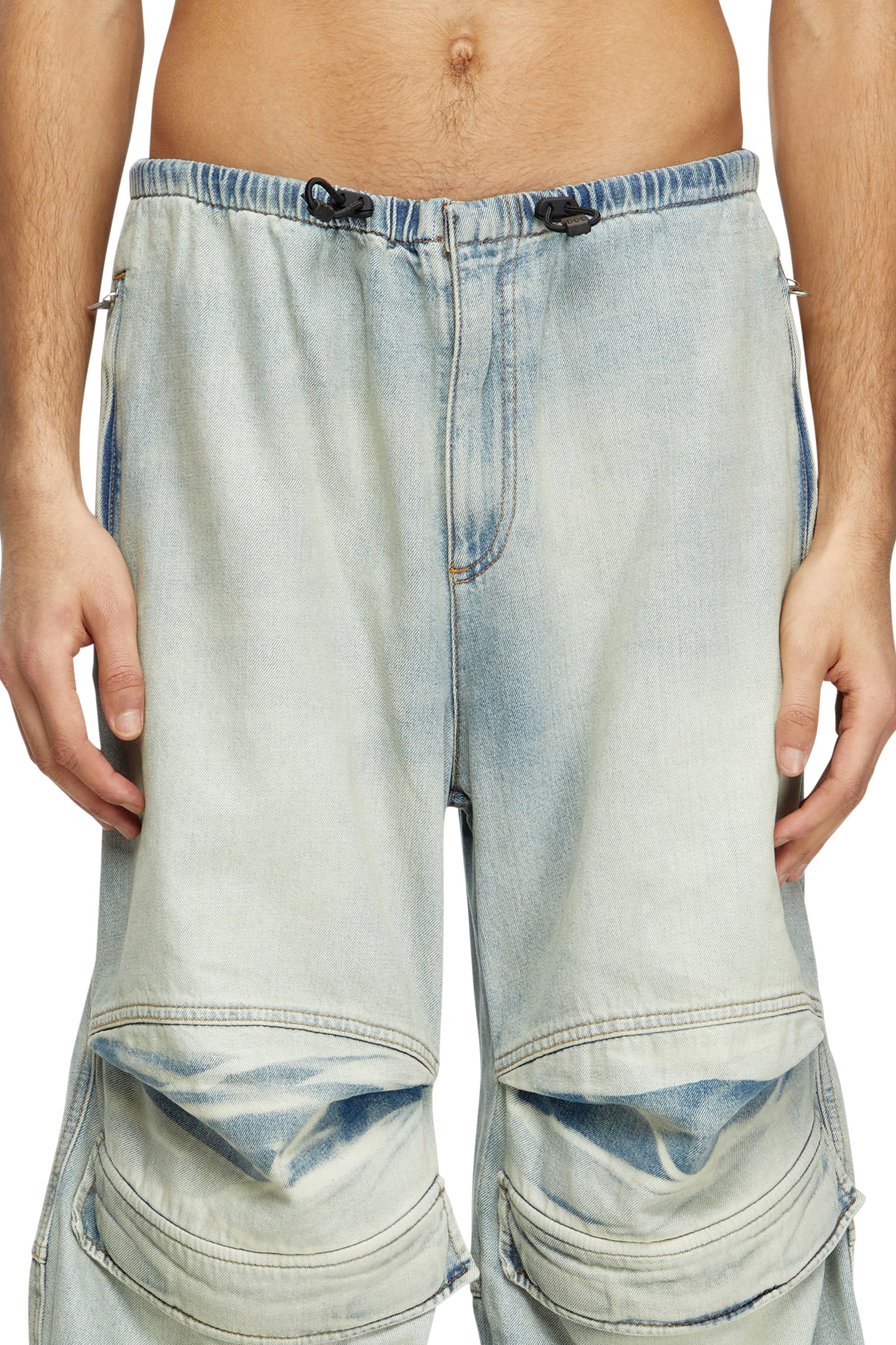 Diesel - D-DAYETZ-SHORT-S, Pantalones cortos en denim bicolor claro Unisex in Azul marino - 6