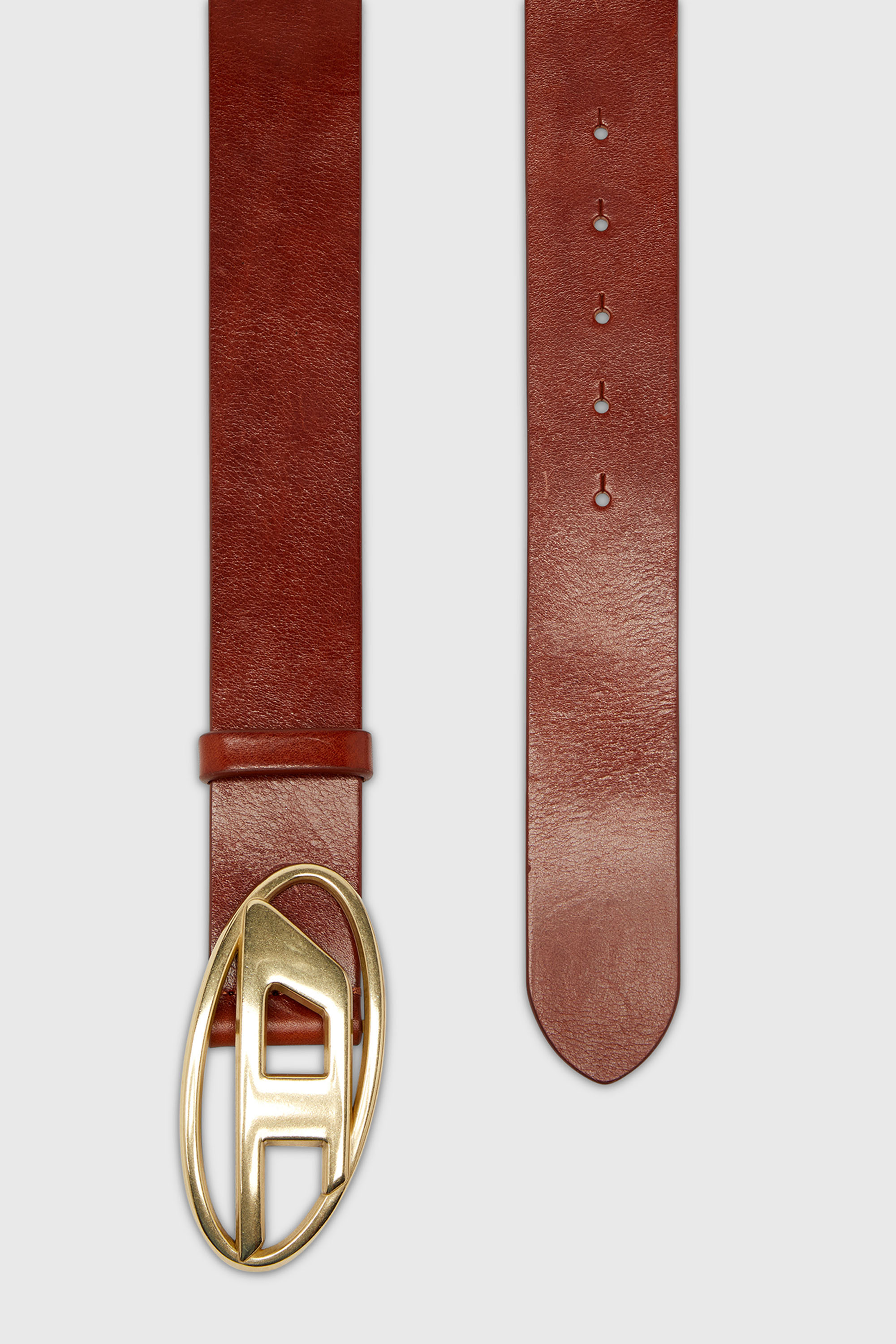 Diesel - B-1DR W, Cintur&oacute;n 4 cm de cuero con hebilla Oval D Unisex in Multicolor - 2