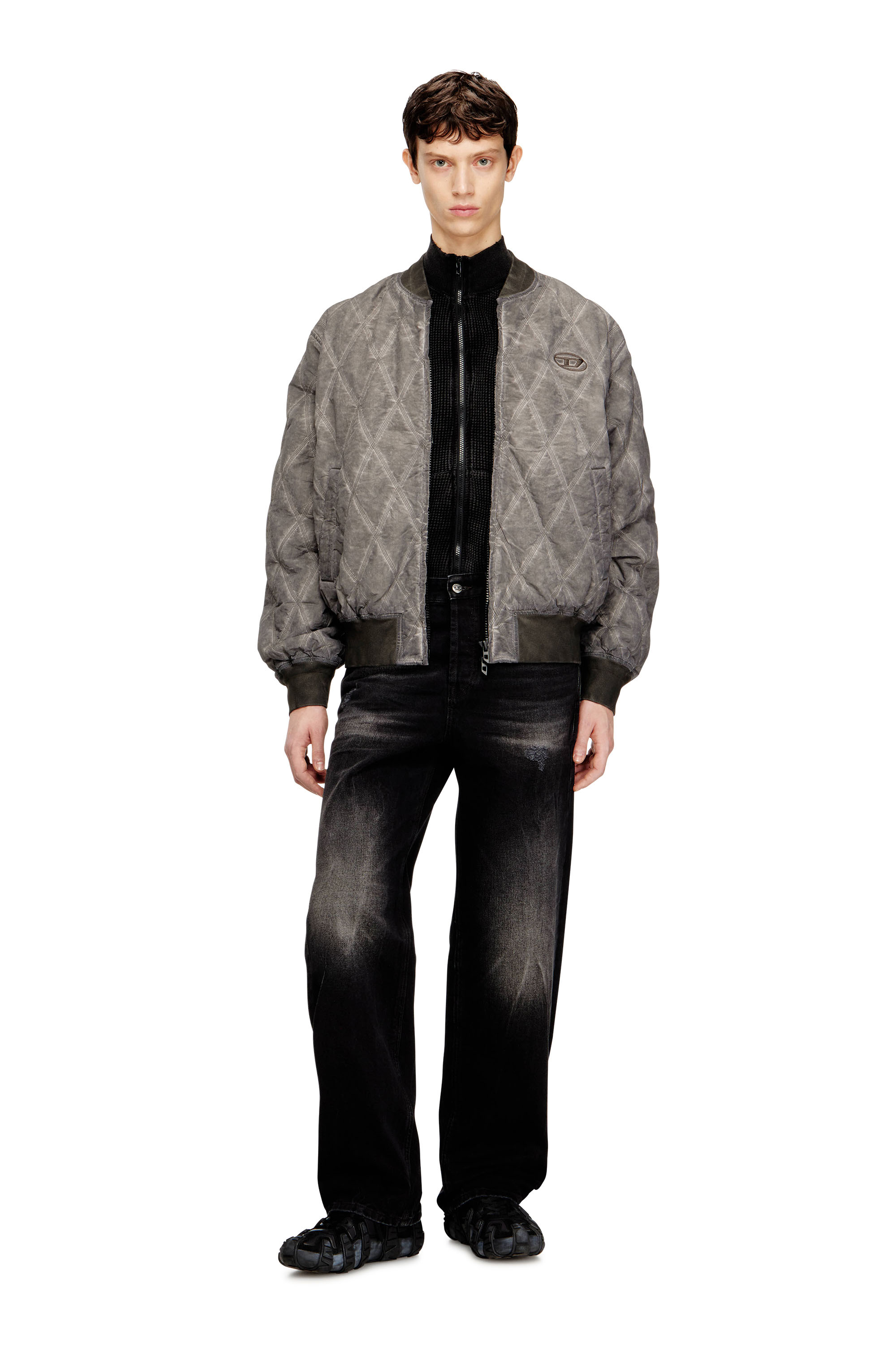 Diesel - Relaxed Jeans 2001 D-Macro 0BEBB Hombre, Negro - 2