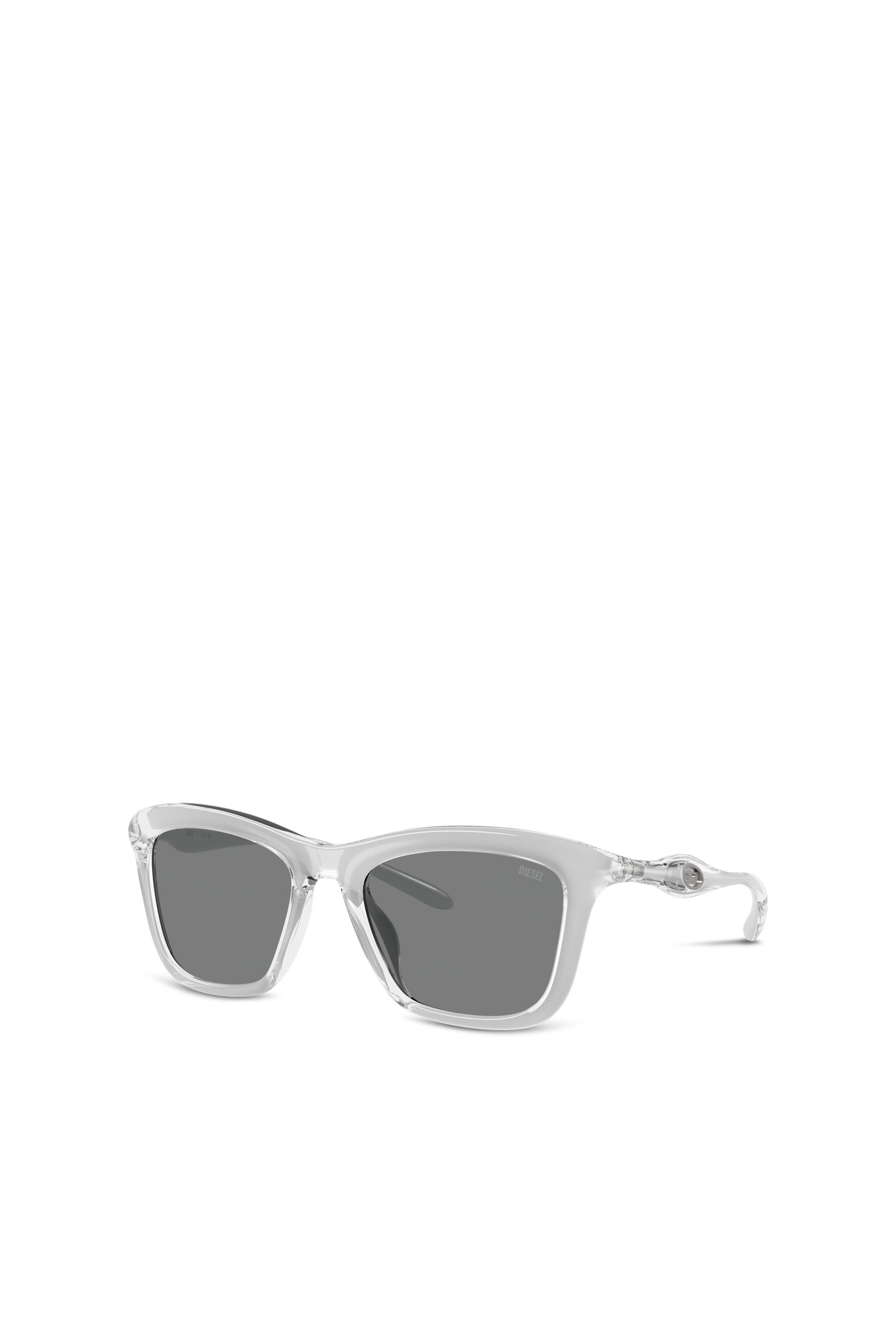 Diesel - 0DL3008U, Gafas de sol cuadradas Unisex in Gris - 4