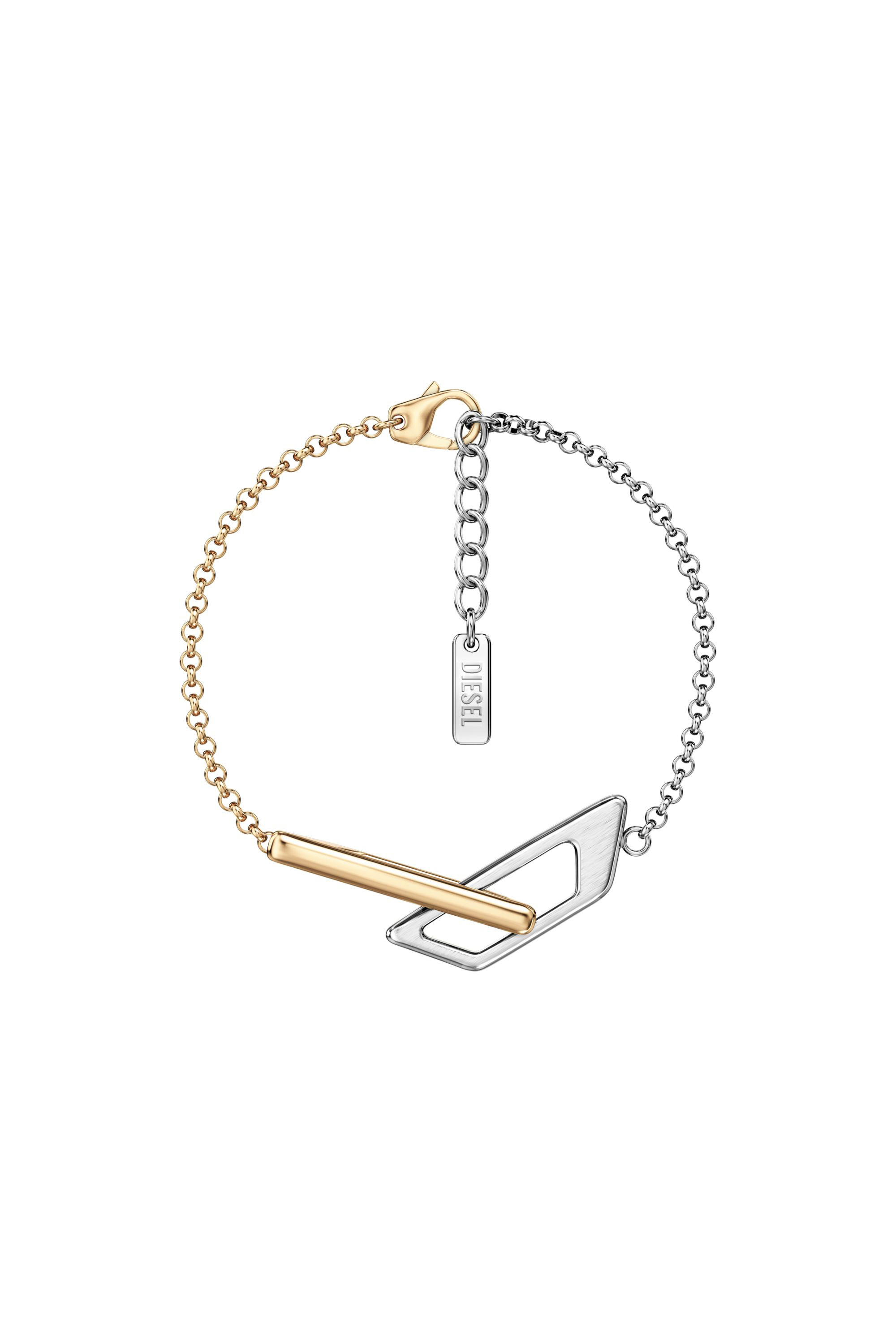 Diesel - DX1686931  JEWELLERY, Pulsera de cadena de acero inoxidable Unisex in Plateado - 1