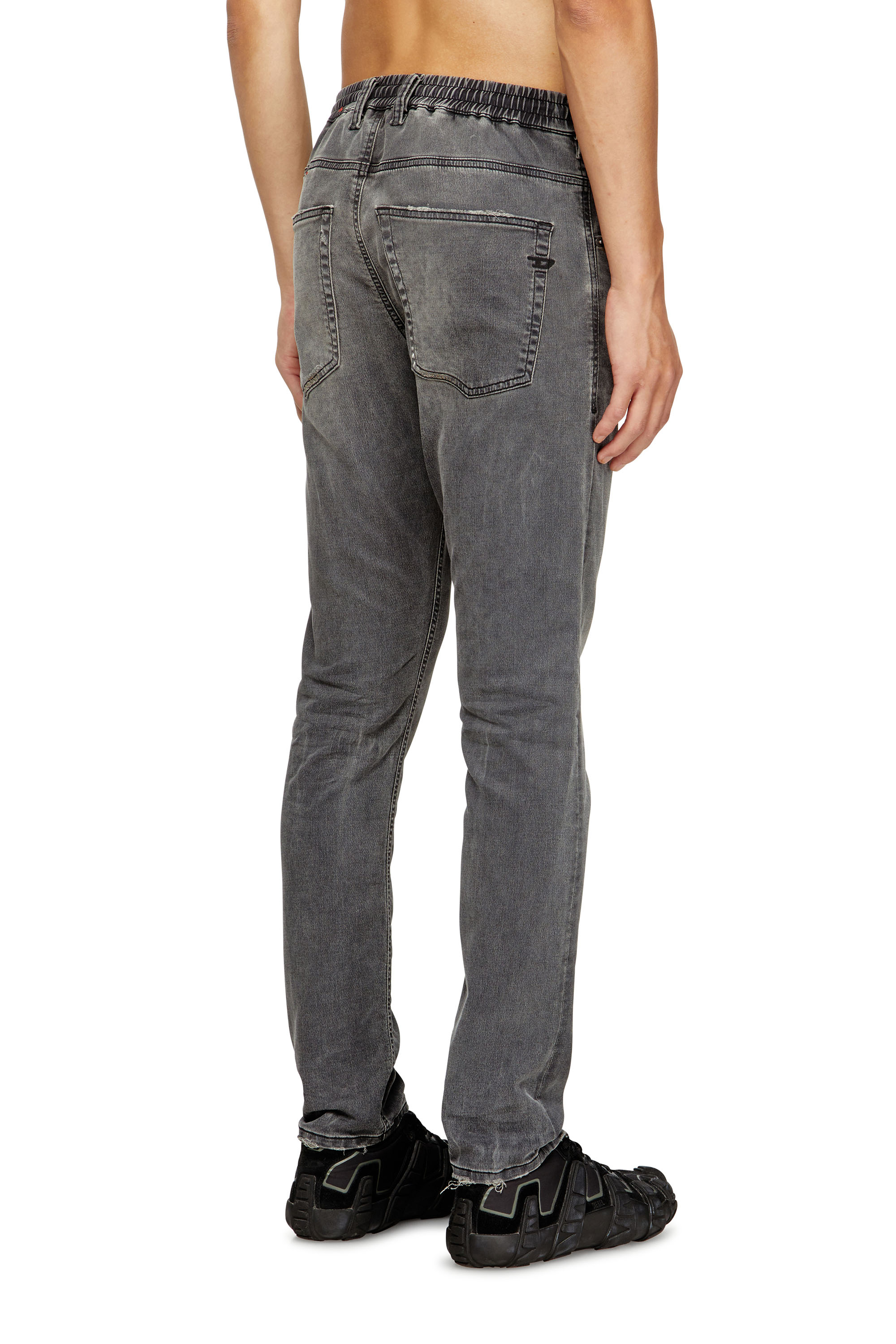 Diesel - Regular 2032 D-Krooley Joggjeans® 068SB Hombre, Negro/Gris oscuro - 4
