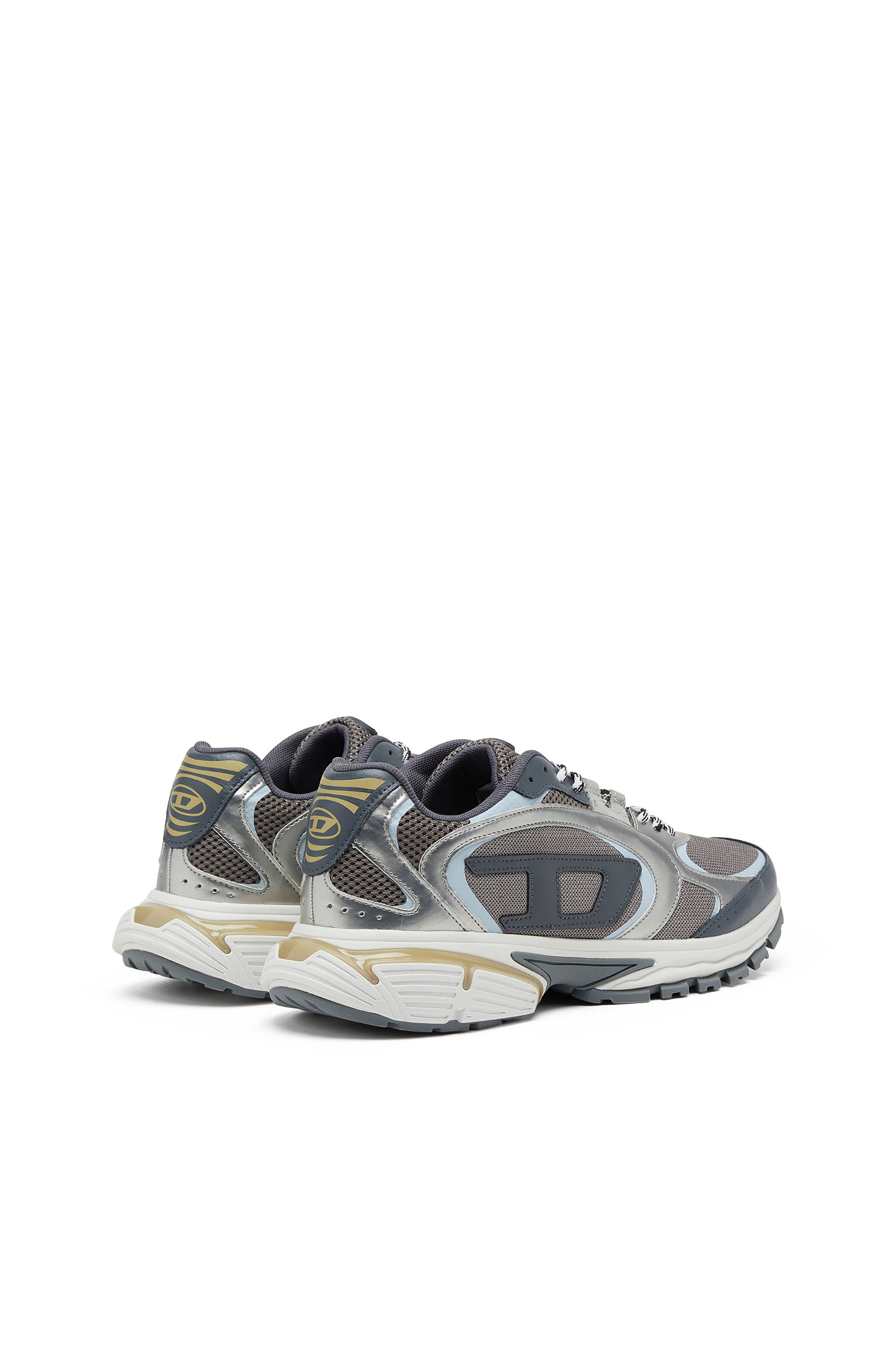 Diesel - S-PRO-V-DENSE LOW, S-Pro-V-Dense-Zapatillas metallic en malla y PU Hombre in Multicolor - 4