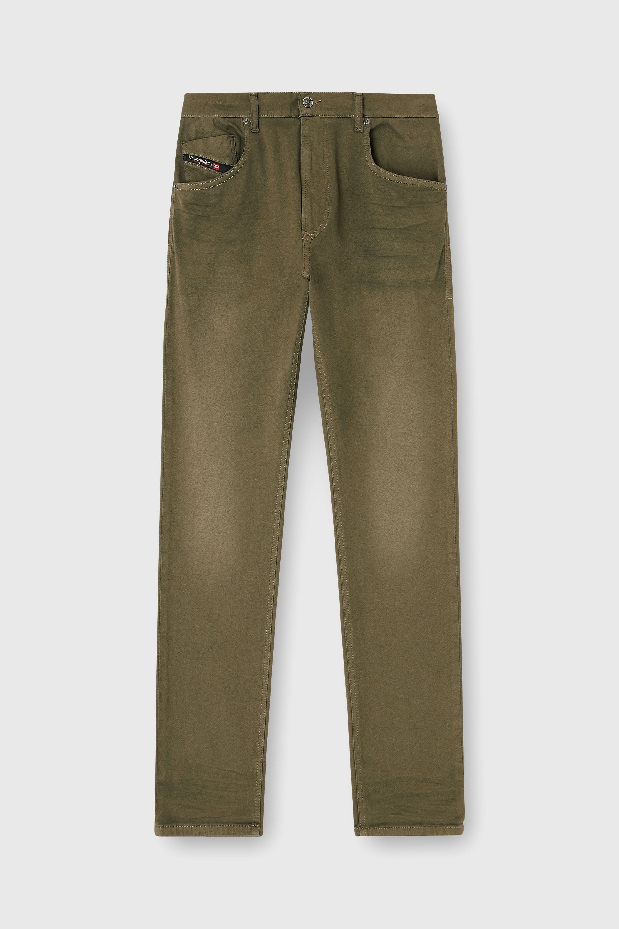 Diesel - Regular 2032 D-Krooley-BW Joggjeans&reg; 0670M Hombre, Verde Militar - 2