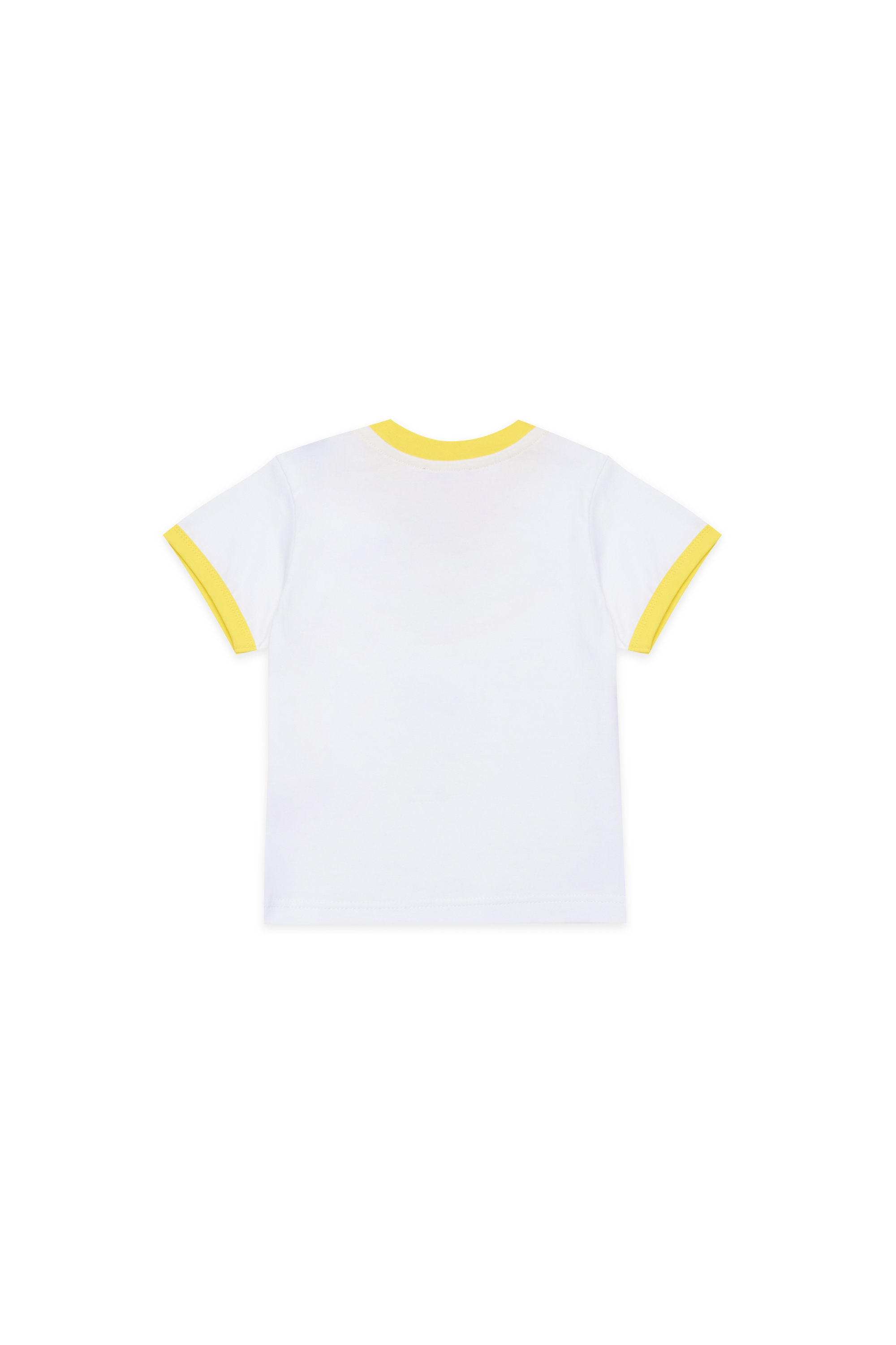 Diesel - MTIRULB, Camiseta Ring con logotipo alien&iacute;gena multicolor Hombre in Blanco - 2