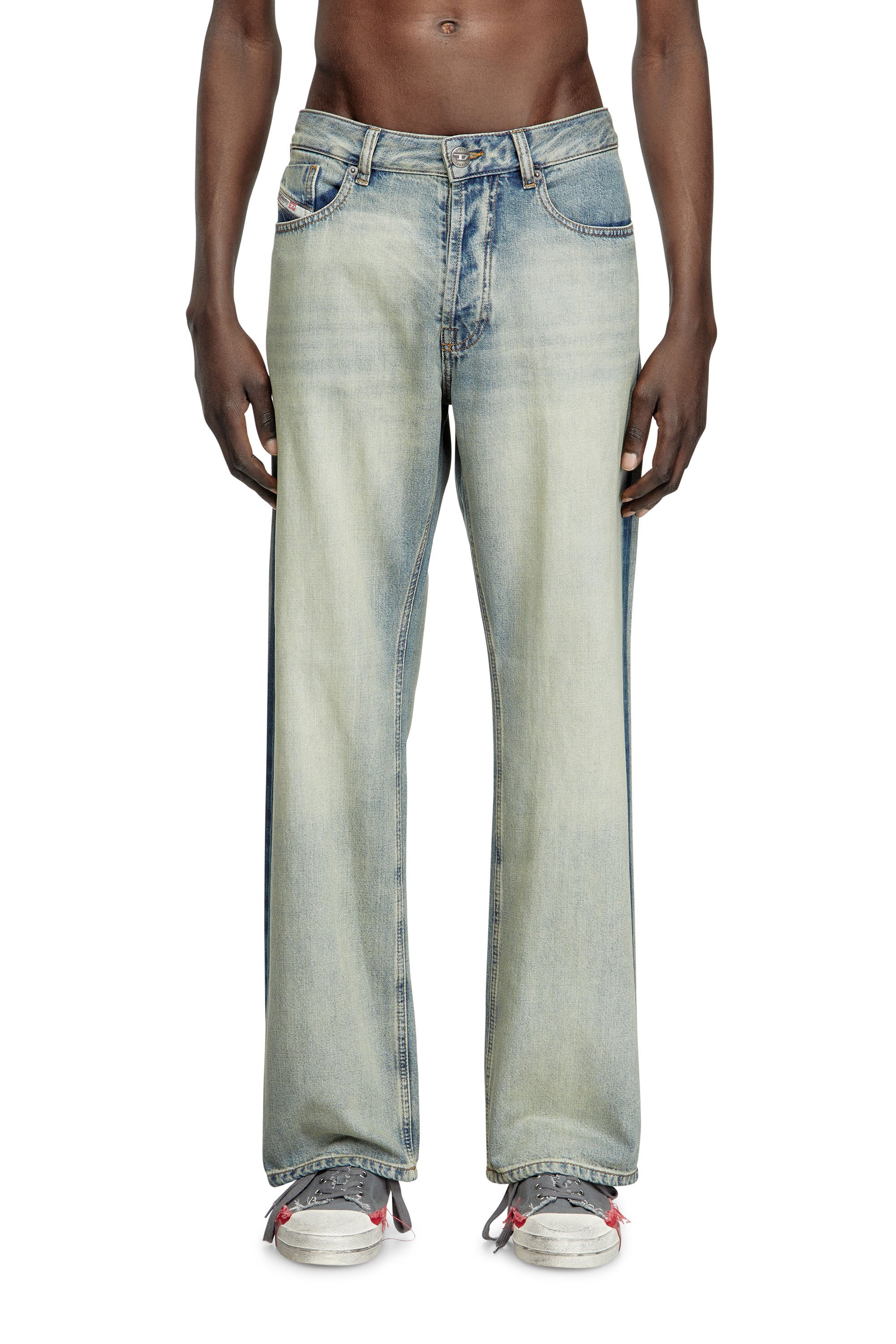 Diesel - Relaxed Jeans 1980 D-Eeper 0ABDF Hombre, Azul Claro - 1