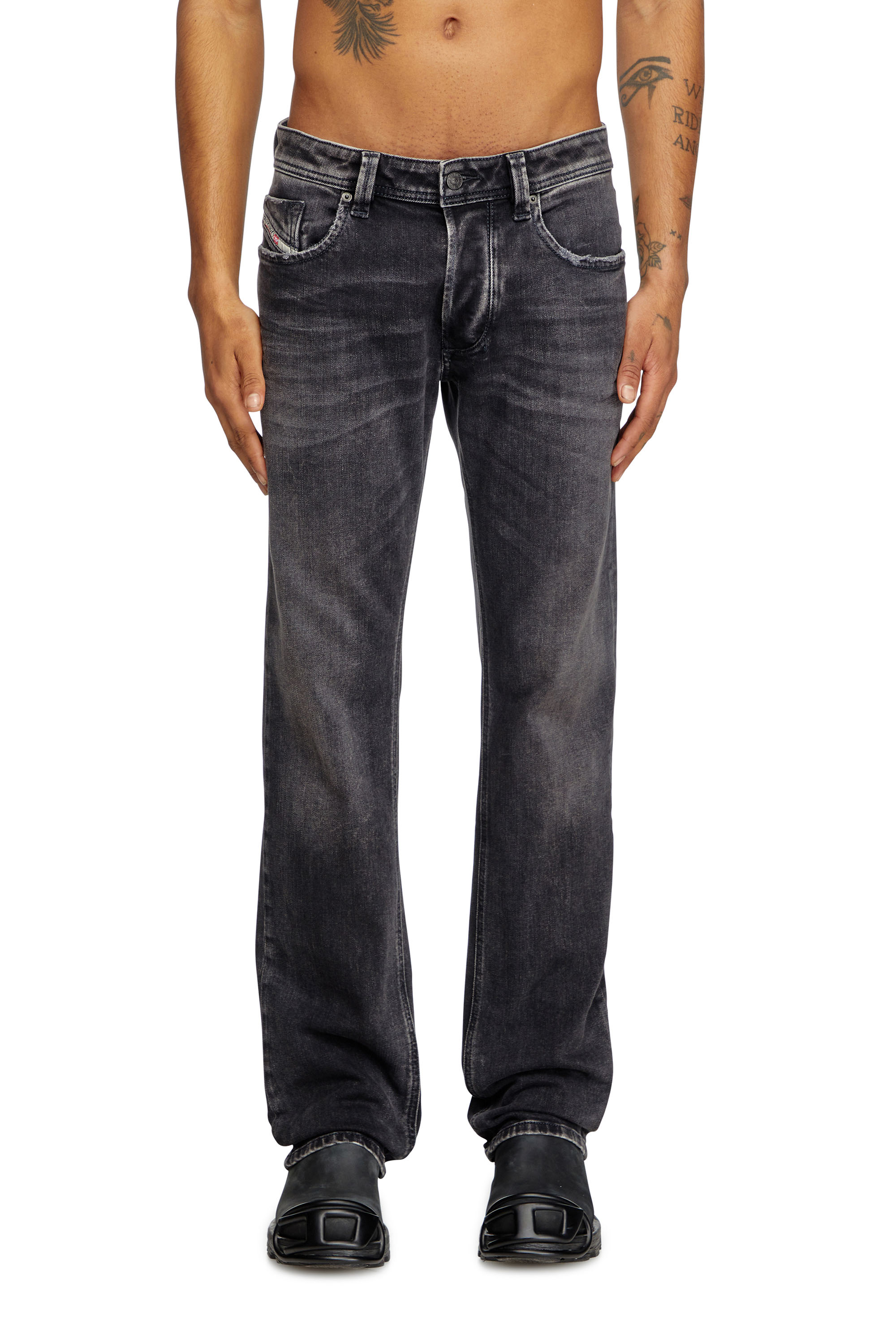 Diesel - Regular Jeans 1985 Larkee 09K51 Hombre, Negro/Gris oscuro - 1