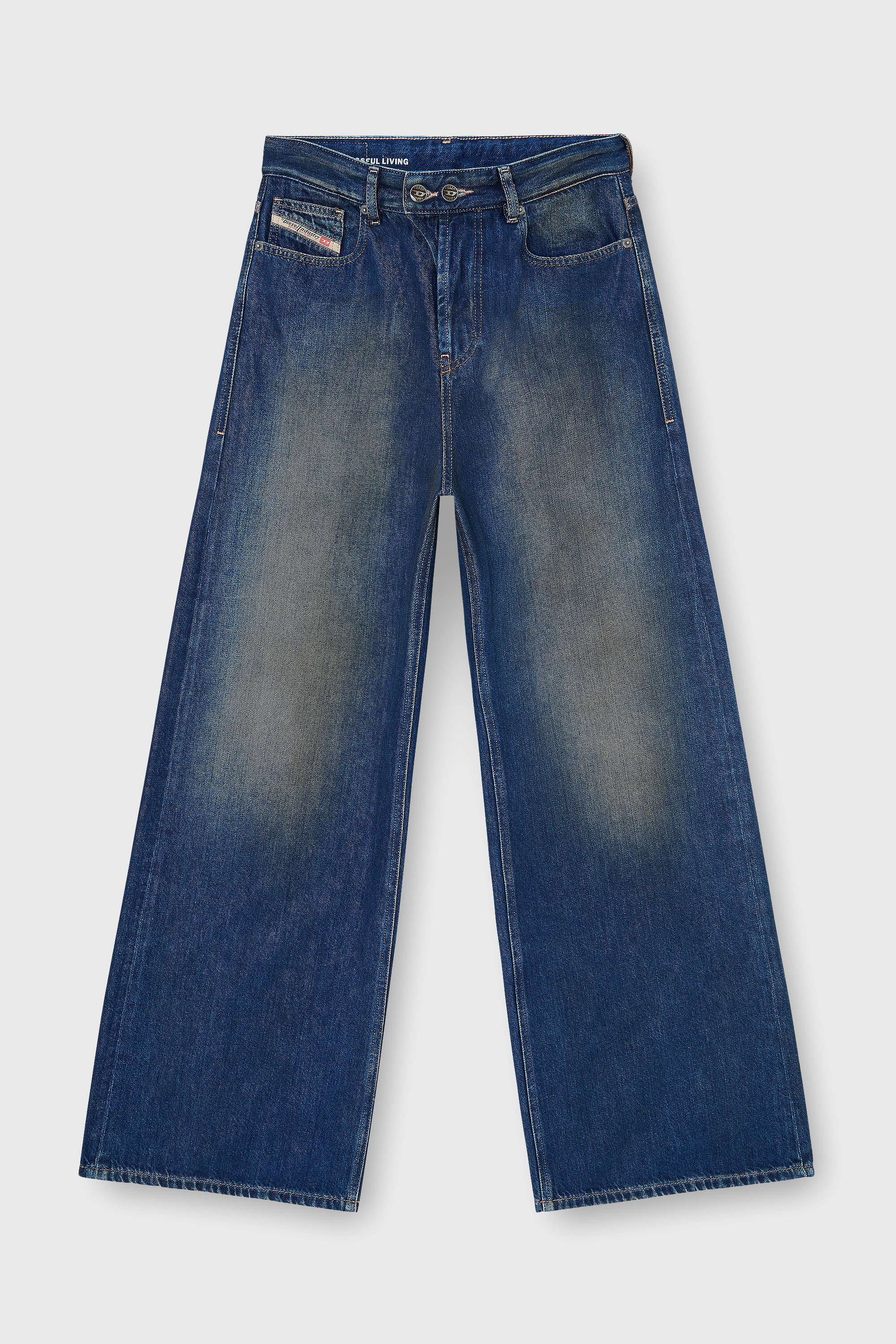 Diesel - Relaxed Jeans 1996 D-Sire 09P47 Mujer, Azul Oscuro - 2