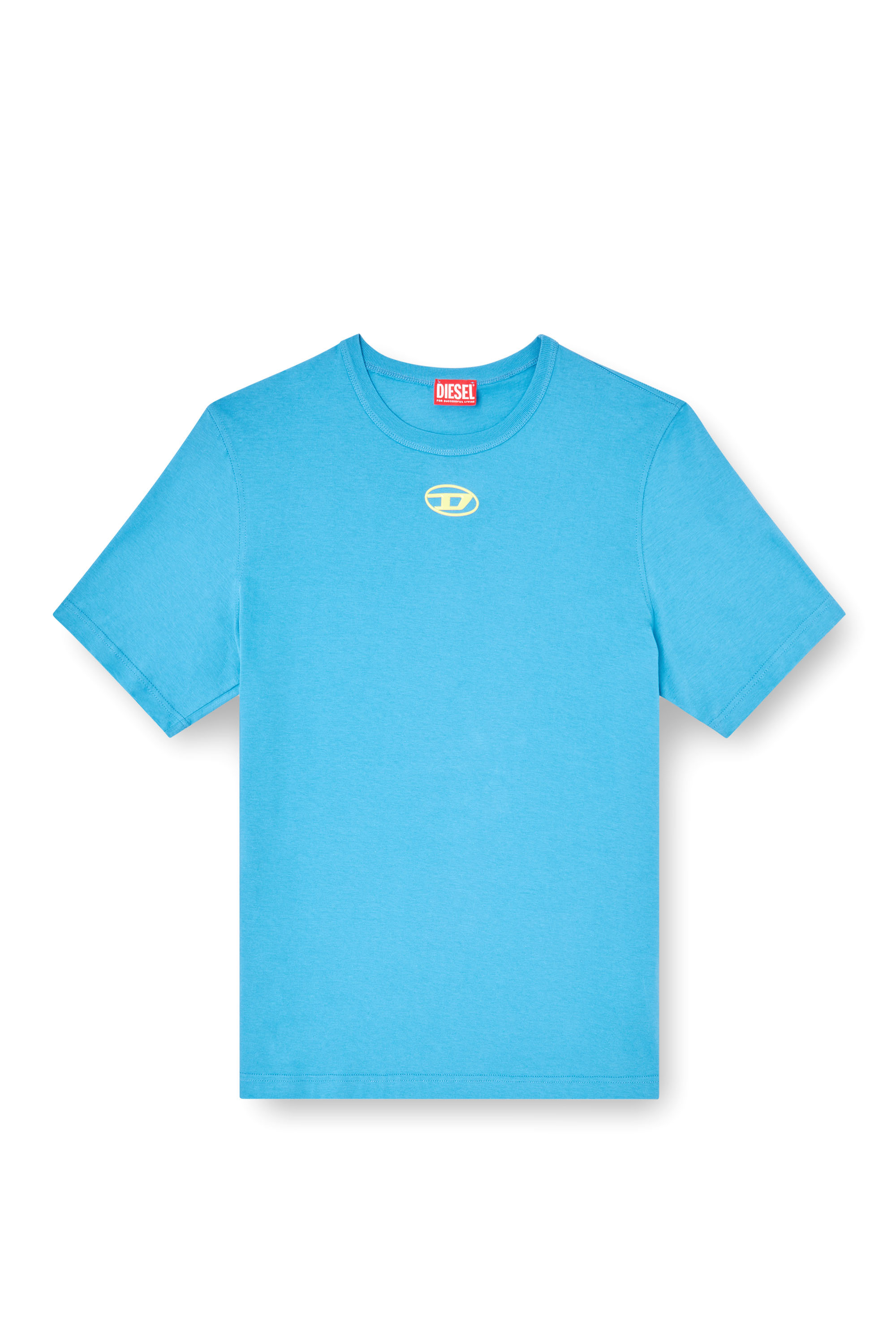 Diesel - T-ADJUST-OD, Camiseta con Oval D metálico Hombre in Azul marino - 2