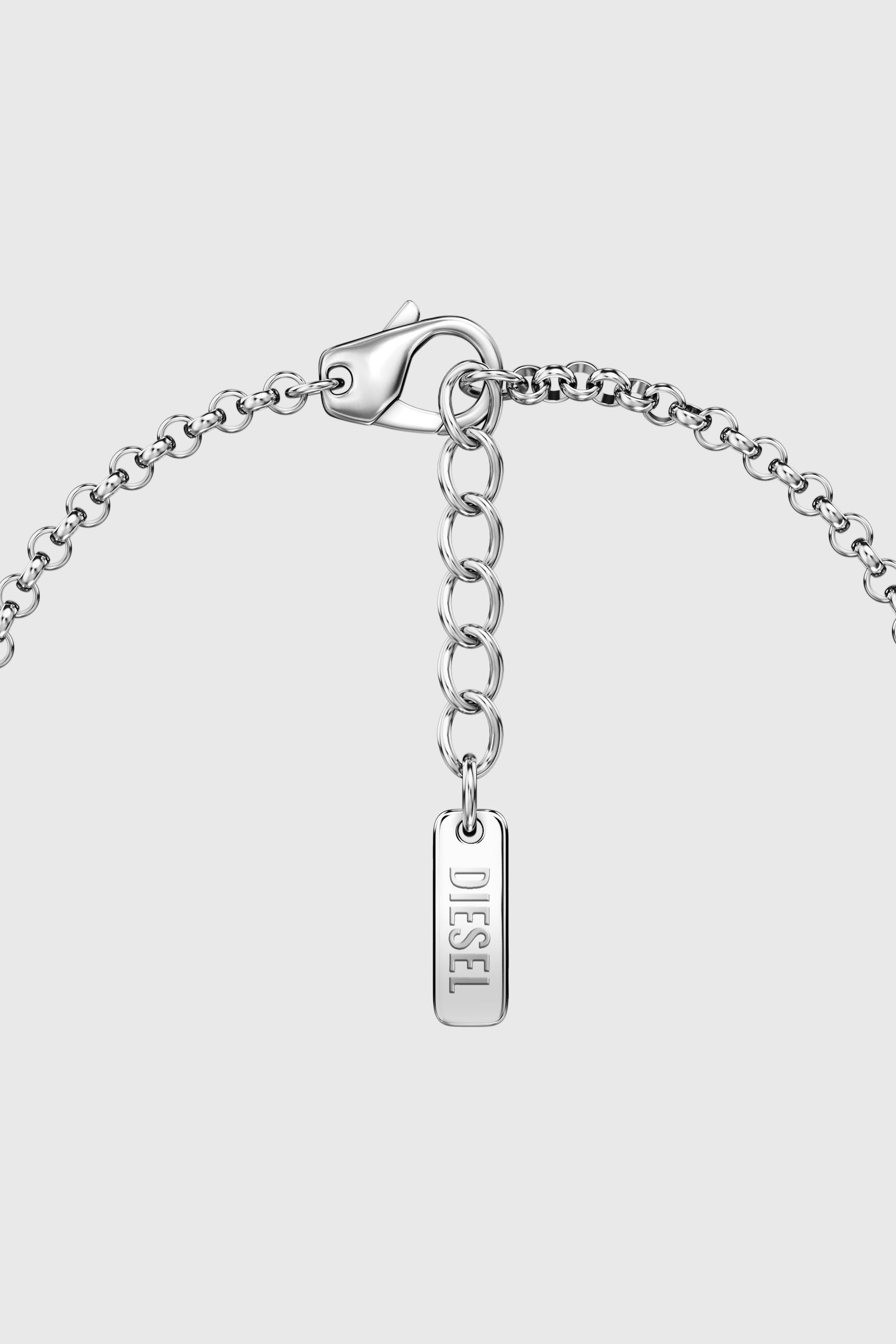 Diesel - DX1726040, Unisex's Stainless Steel Chain Bracelet in Silver - 2
