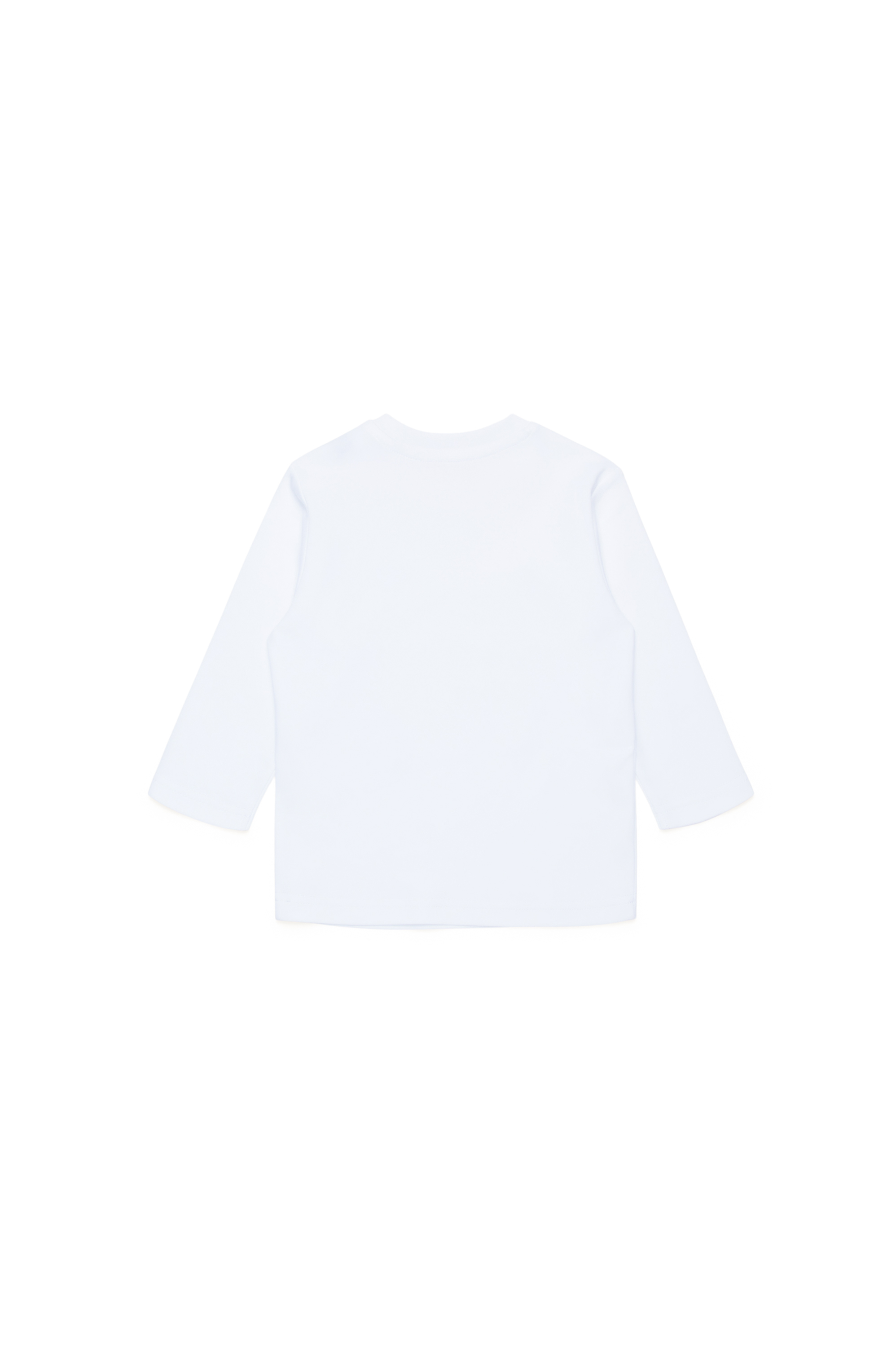 Diesel - TJUSTDOVALPJLSB, Hombre Camiseta de manga larga en algodón orgánico in Blanco - Image 2