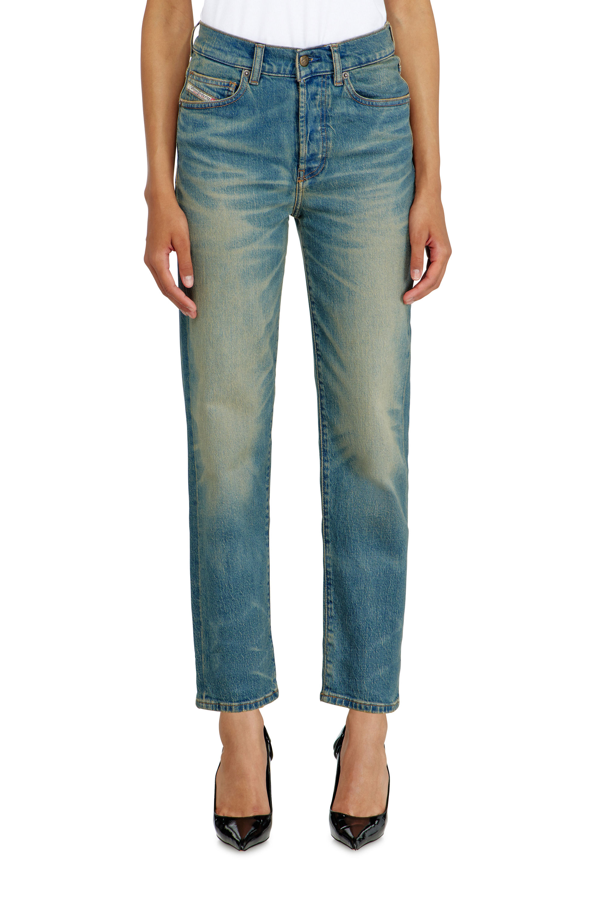 Diesel - Regular Jeans 1981 D-Went 0KBBP Mujer, Azul medio - 4