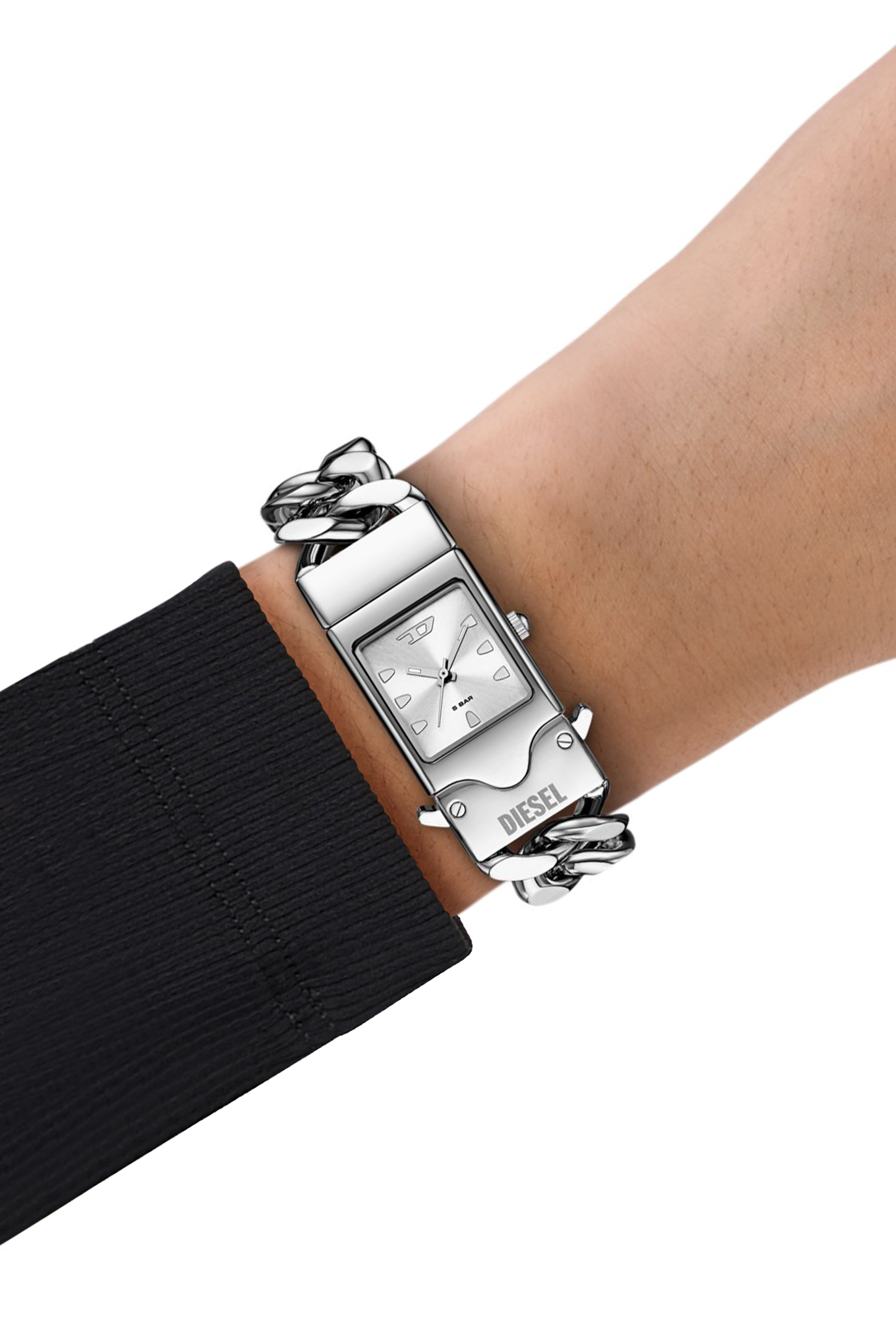 Diesel - DZ2225 WATCH, Unisex's Closer stainless steel watch in Silver - 4