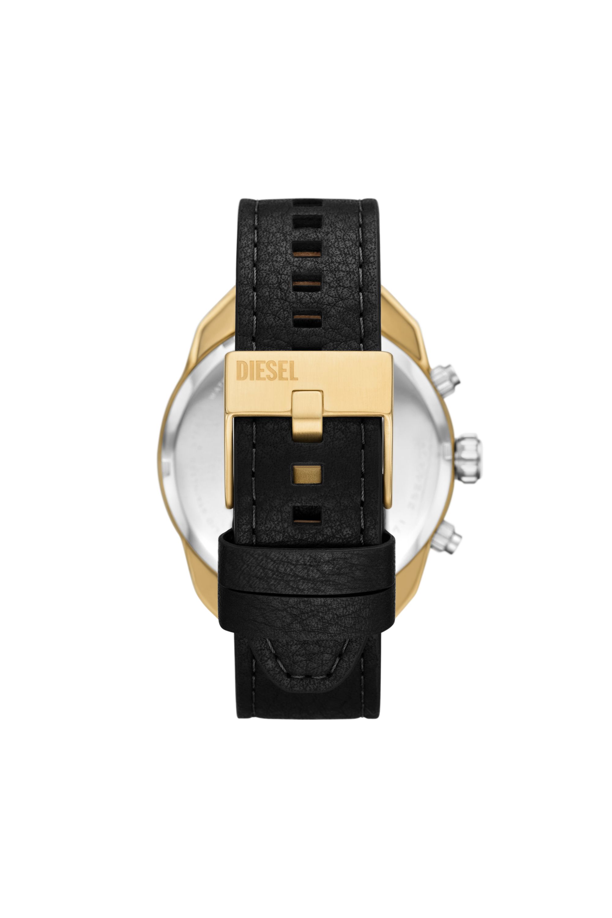 Diesel - DZ4671 WATCH, Reloj Spiked de cuero negro con cronógrafo Hombre in Negro - 2