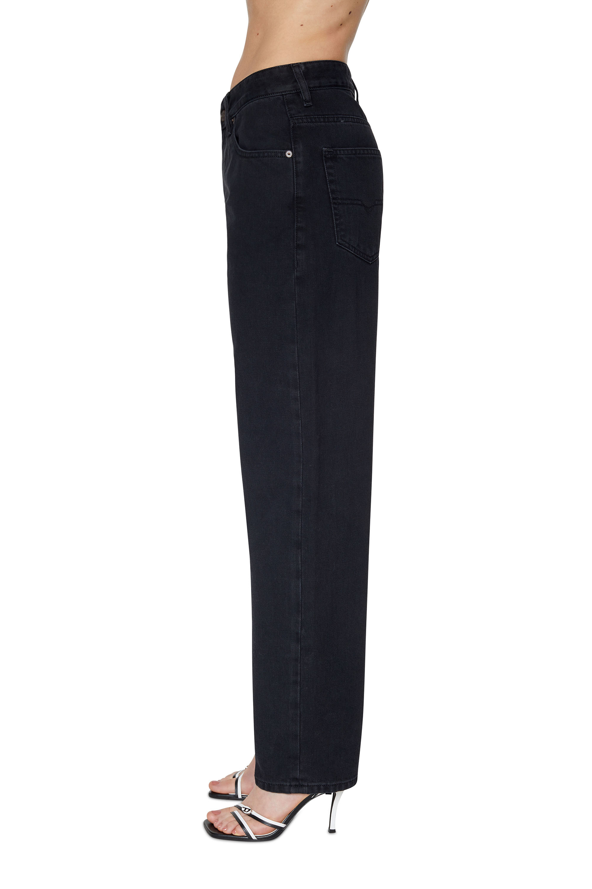 Diesel - Straight Jeans 1999 D-Reggy Z09RL, Negro/Gris oscuro - Image 4