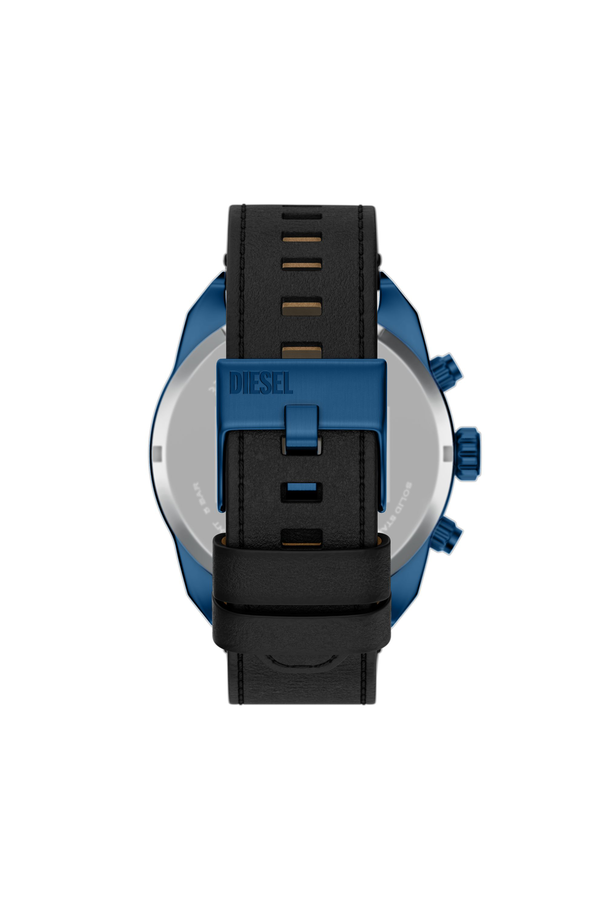 Diesel - DZ4703 WATCH, Reloj Spiked con correa de cuero Hombre in Multicolor - 2