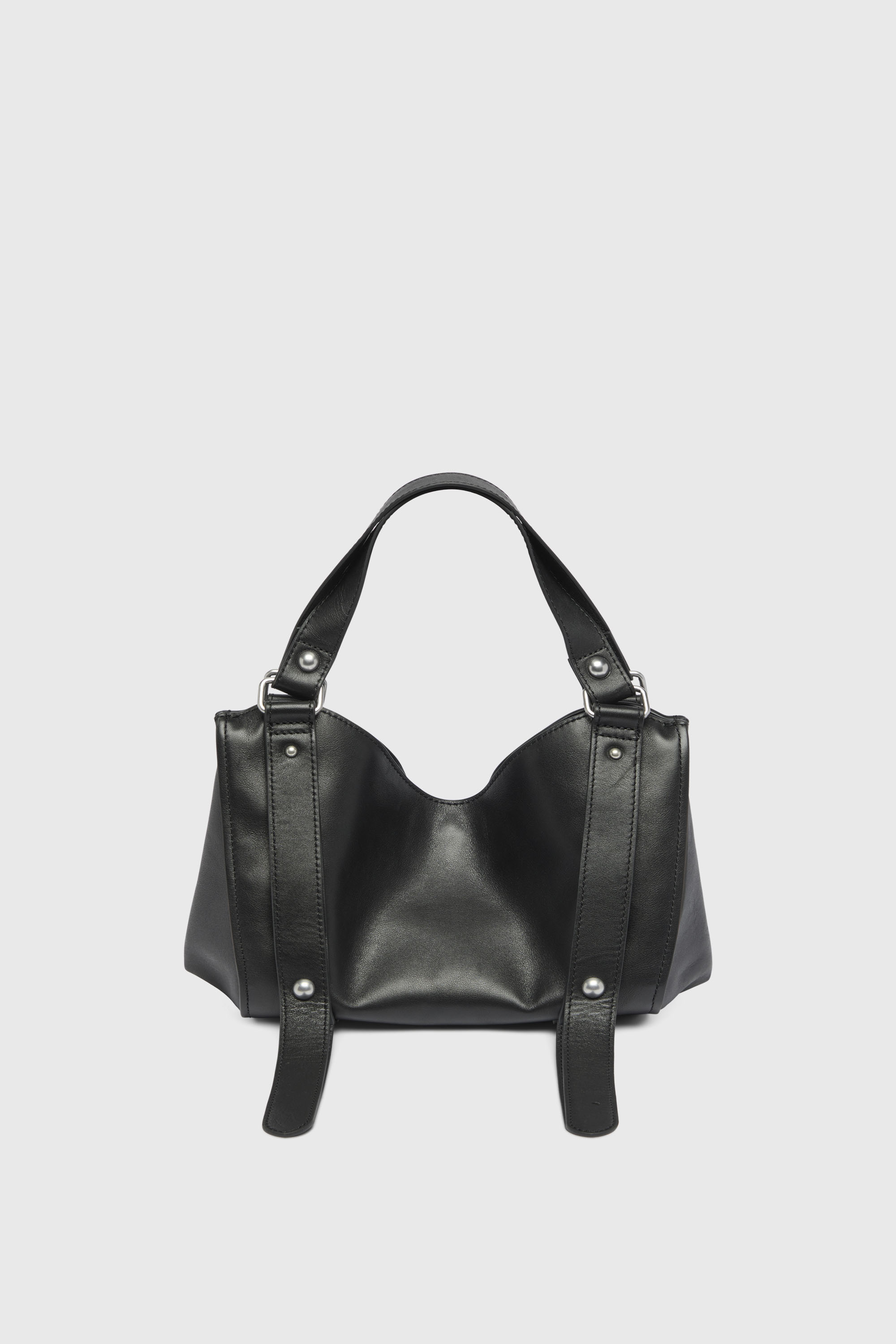 Diesel - D-ONE TOPHANDLE S, D-One-Bolso small con asa superior de piel tratada Mujer in Negro - 2