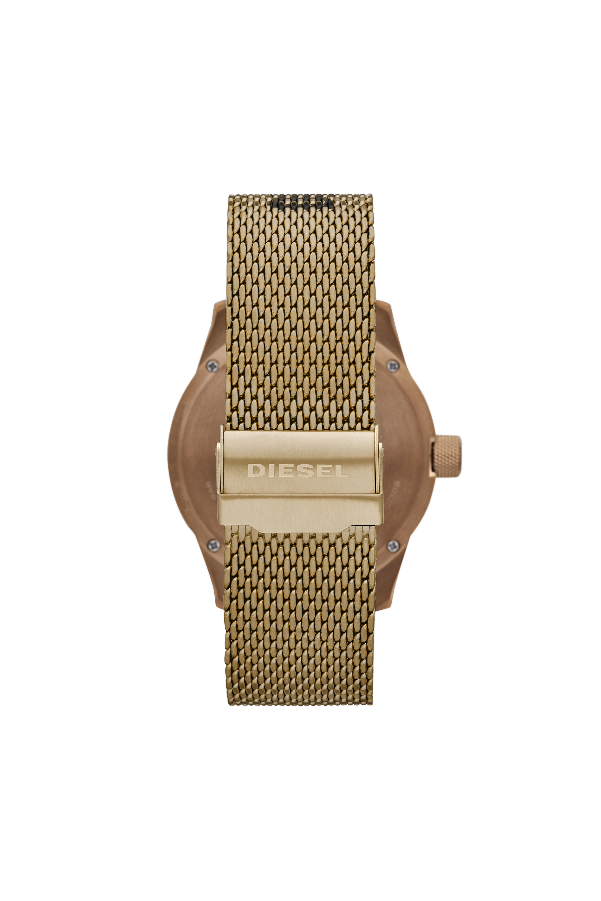 Diesel - DZ1899, Man's Rasp three-hand gold-tone stainless steel watch in Gold - 2