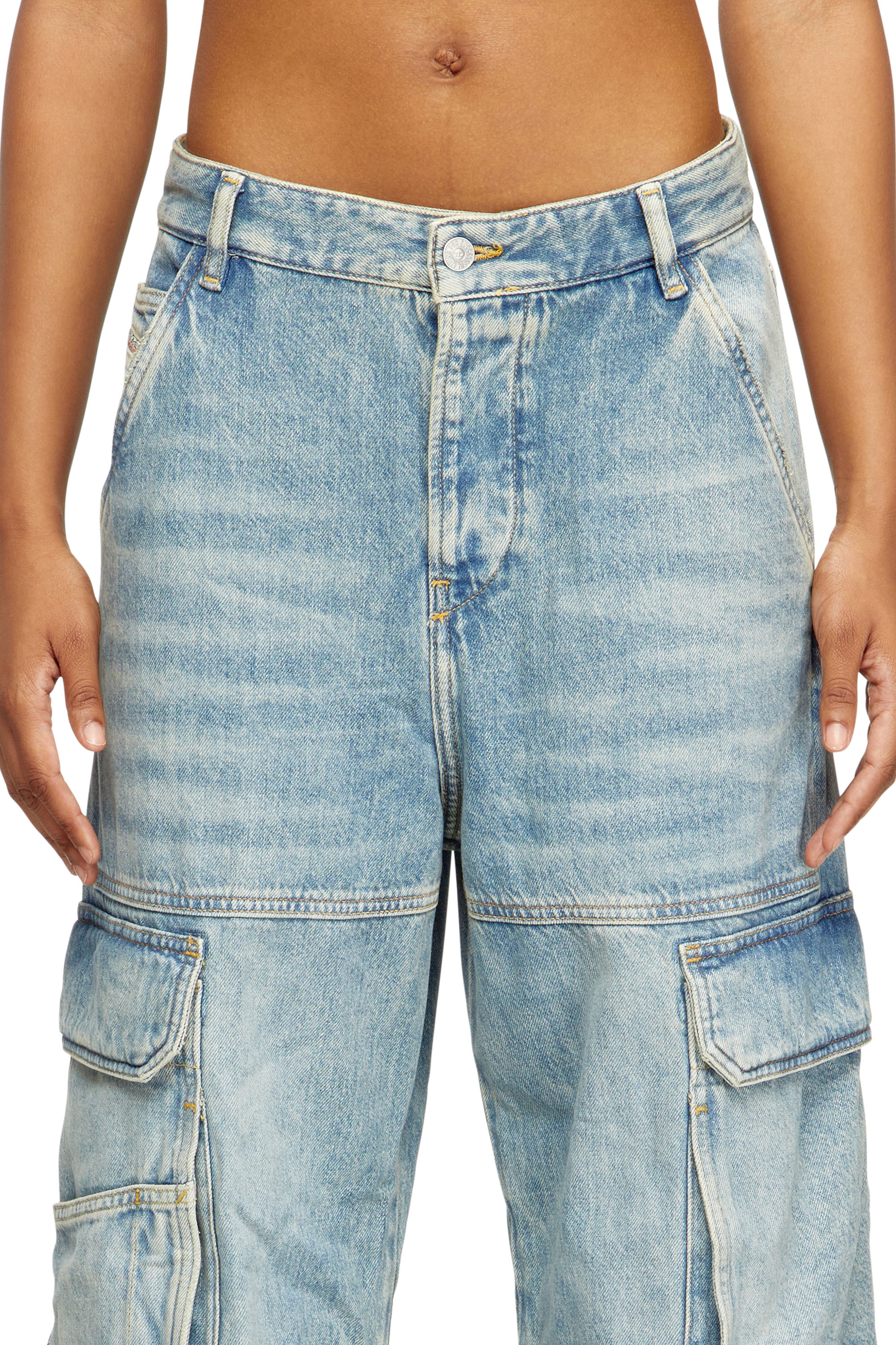 Diesel - Relaxed Jeans 1996 D-Sire 0DBCX Mujer, Azul Claro - 5