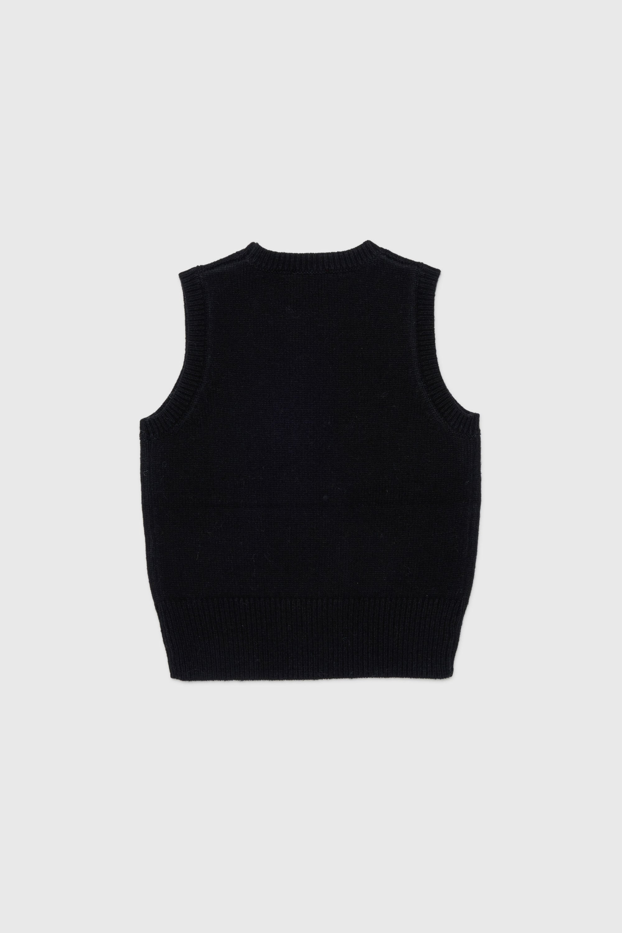 Diesel - KIMKY, Chaleco de punto enriquecido con cachemira Mujer in Negro - 2