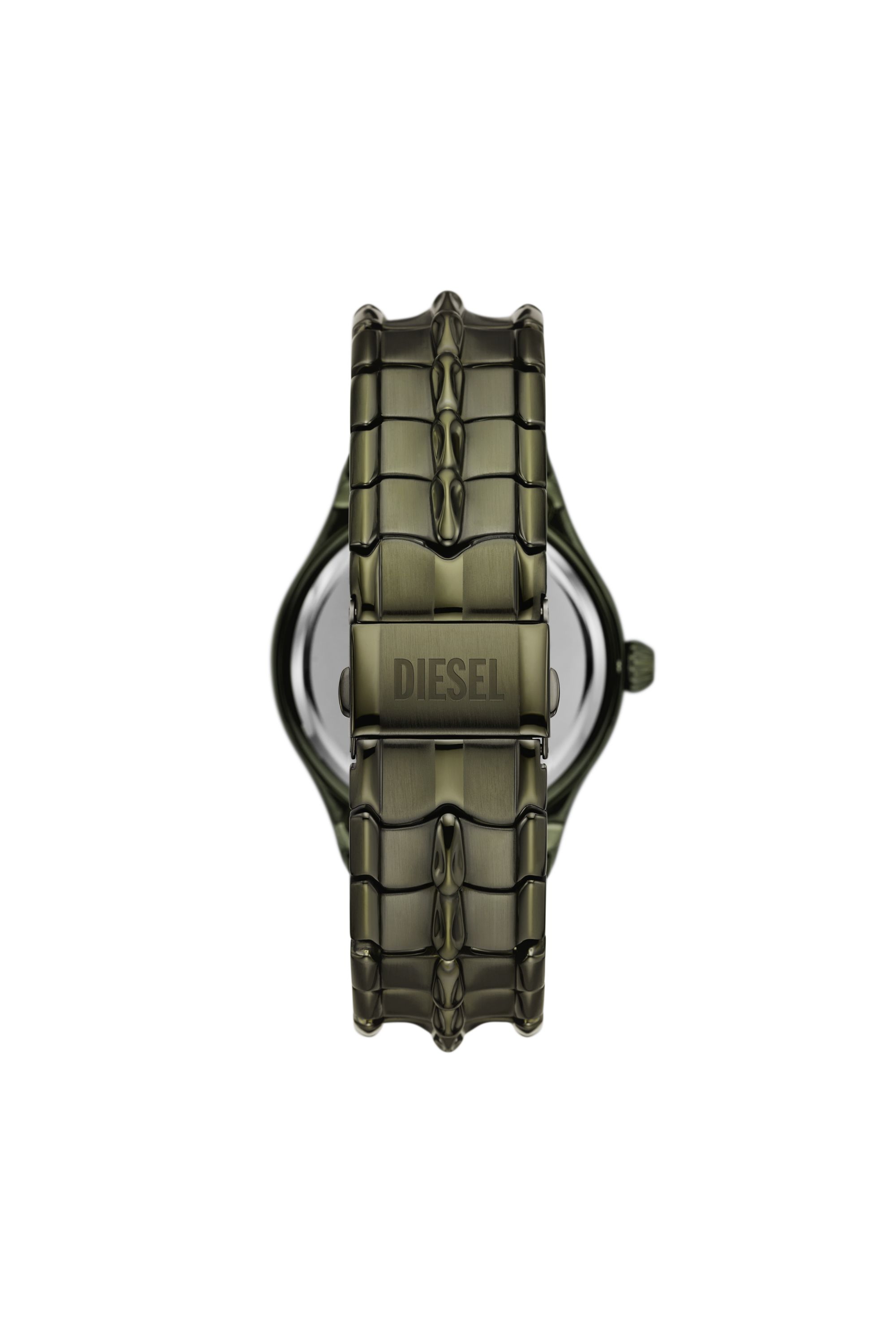 Diesel - DZ2221 WATCH, Reloj Vert de acero inoxidable verde con movimiento de fecha de tres agujas Hombre in Verde - 2